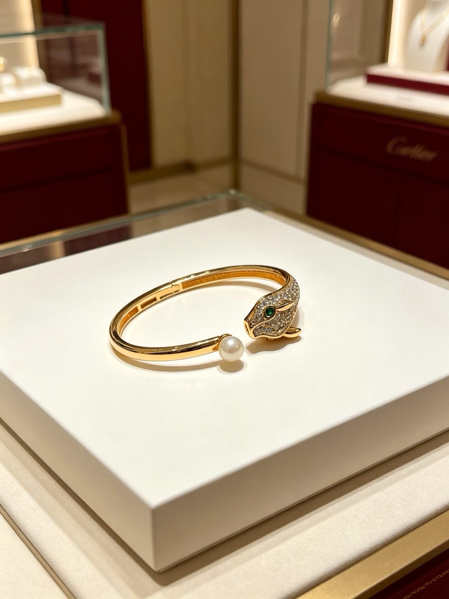 Cartier Panthere de Cartier Bangle Bracelet