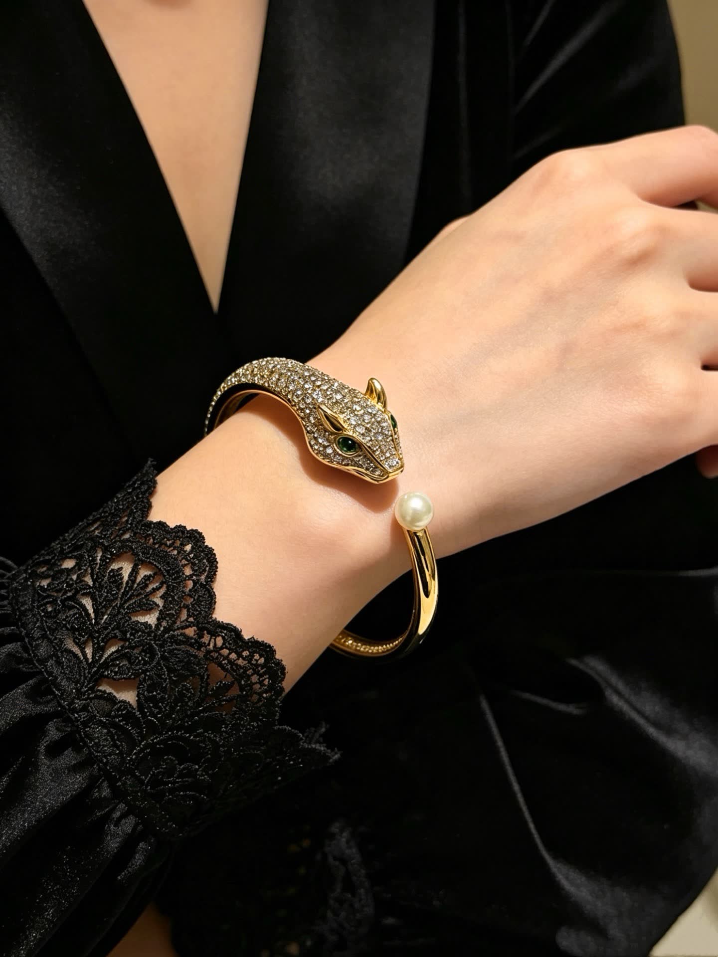 Cartier Panthere de Cartier Bangle Bracelet