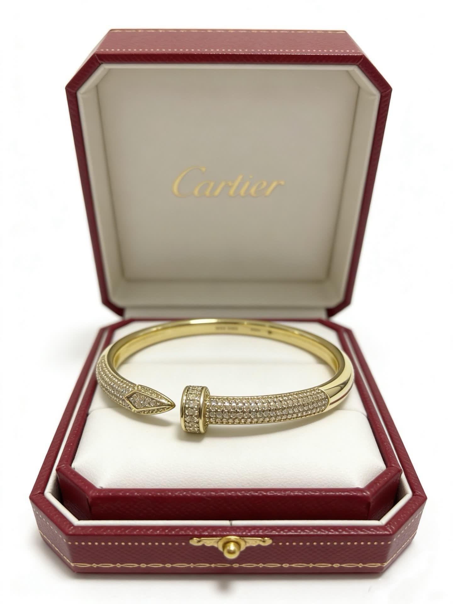 Cartier Gold Diamond Snake Bracelet