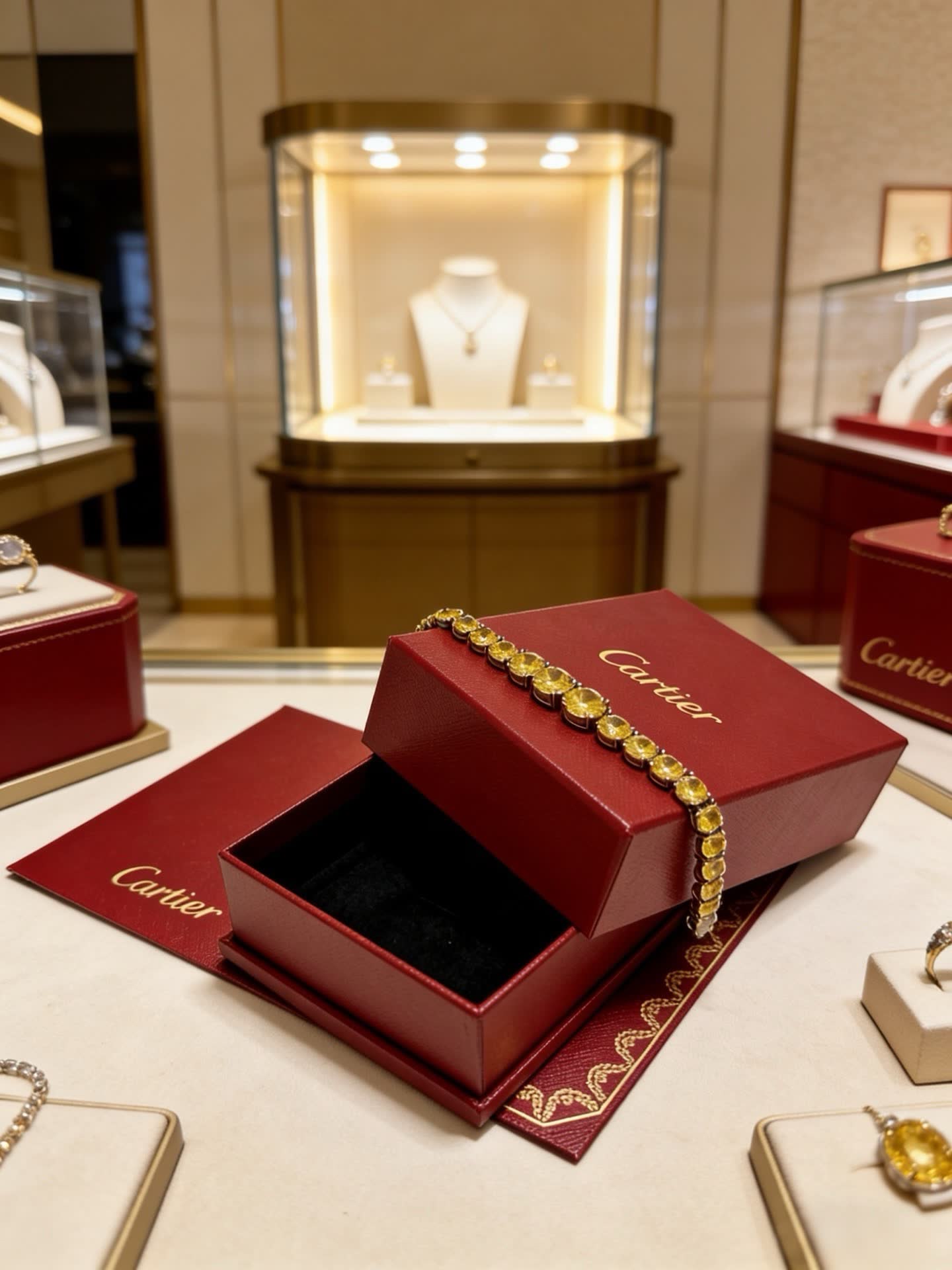 Cartier Yellow Diamond Bracelet