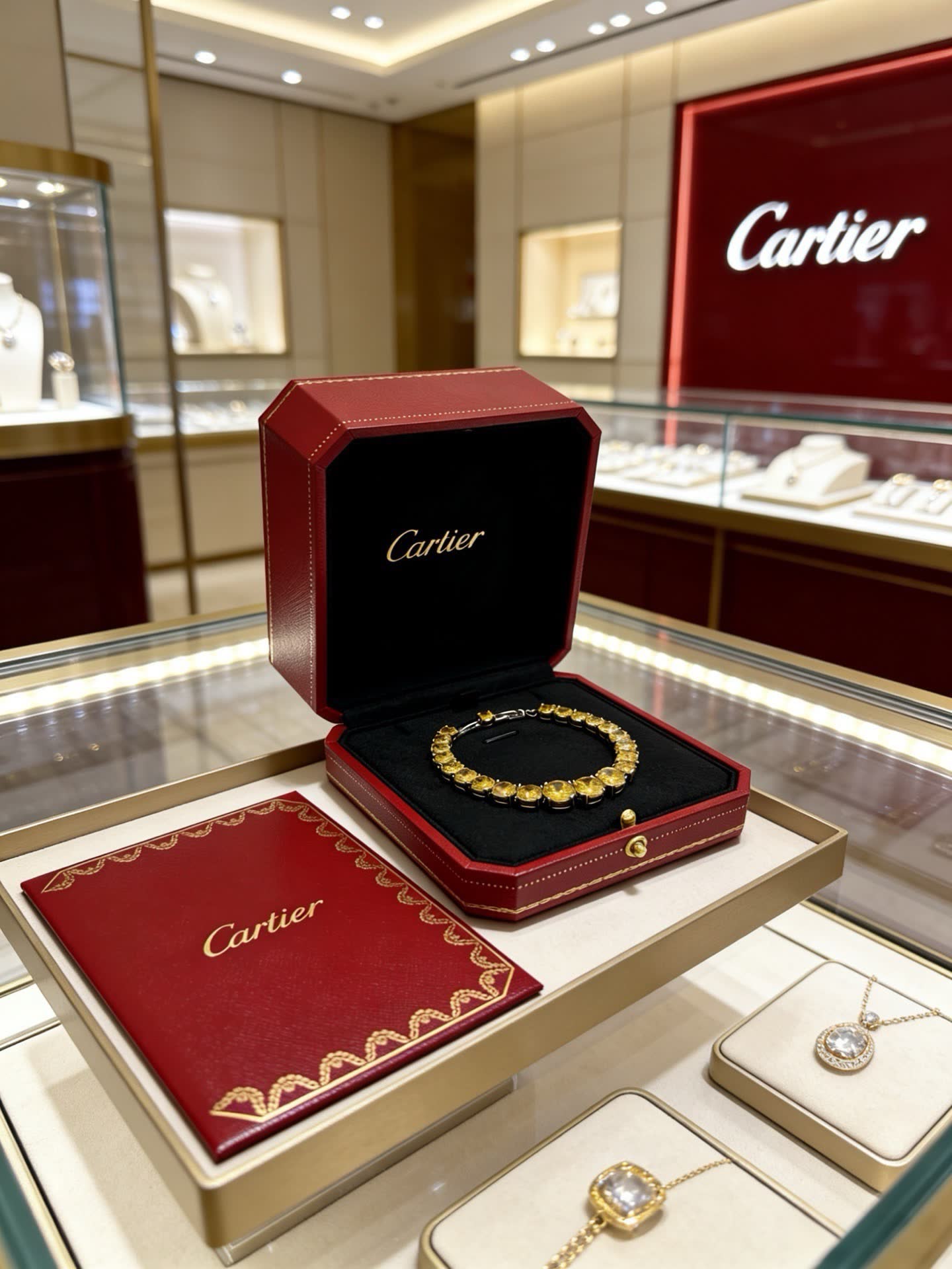 Cartier Yellow Diamond Bracelet