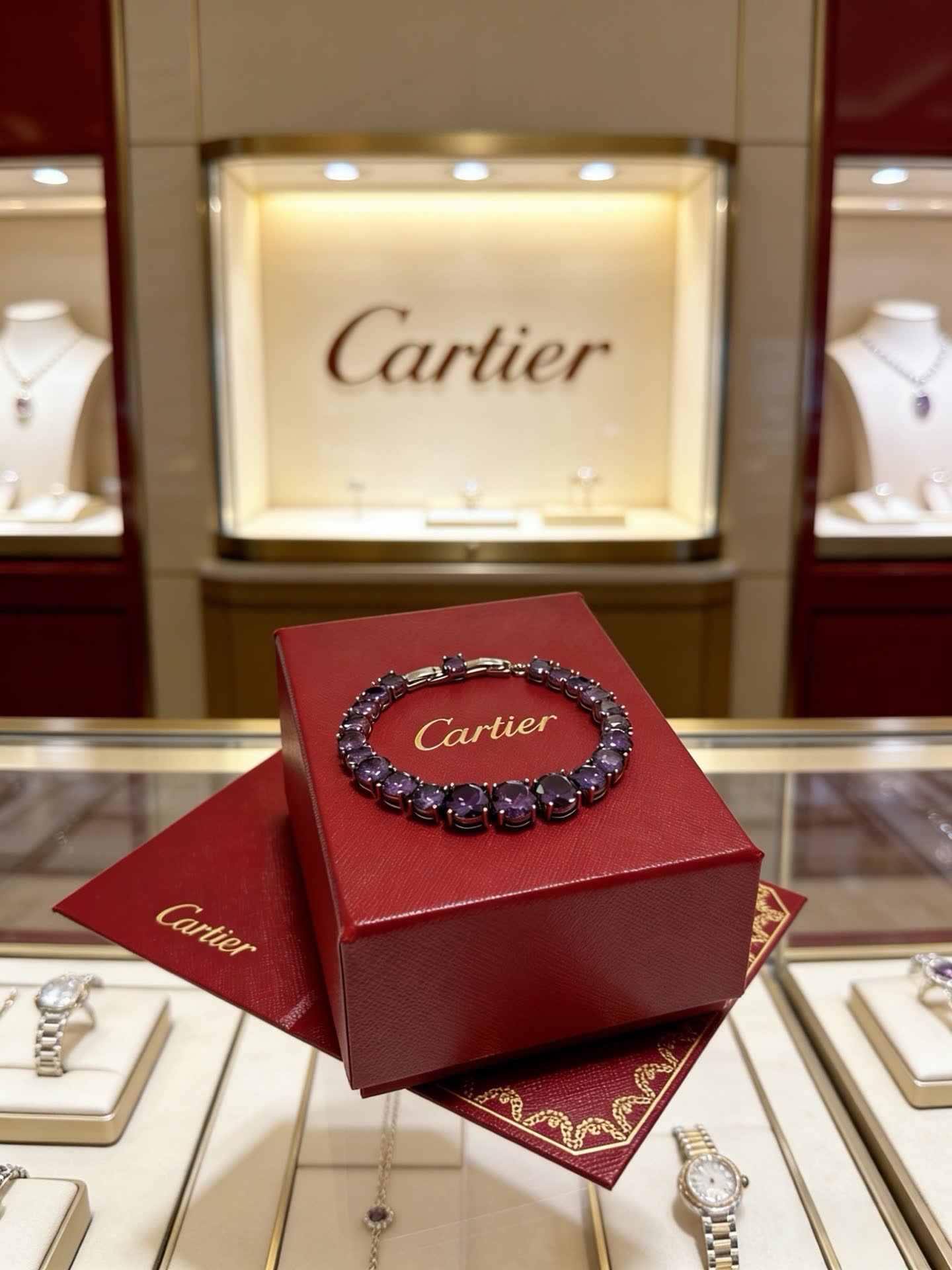 Cartier Purple Gemstone Bracelet Cartier Purple Gemstone Bracelet