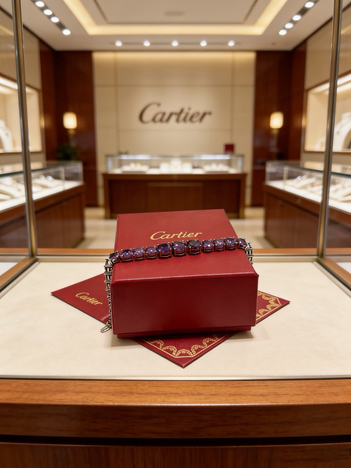 Cartier Purple Gemstone Bracelet