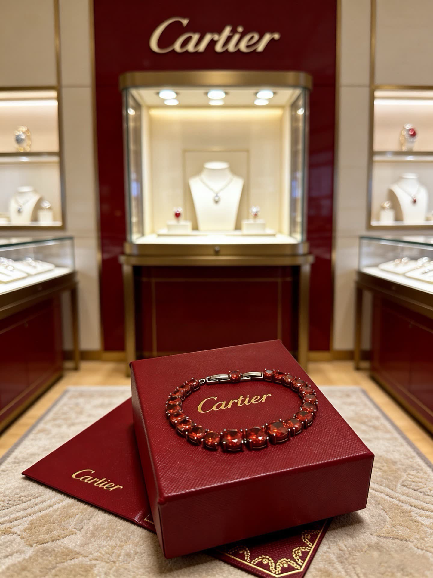 Cartier Red Ruby Bracelet Cartier Red Ruby Bracelet
