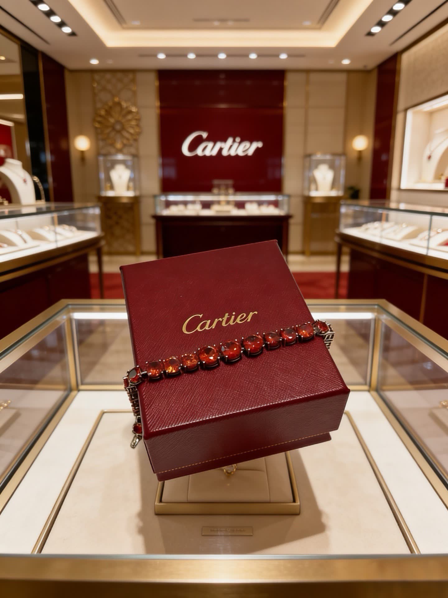 Cartier Red Ruby Bracelet