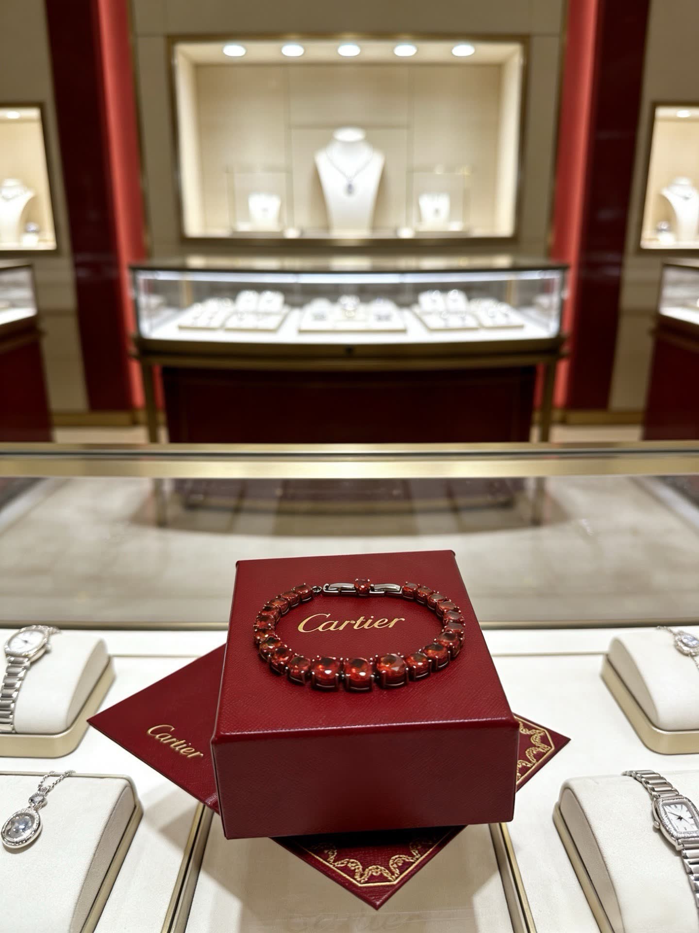 Cartier Red Ruby Bracelet