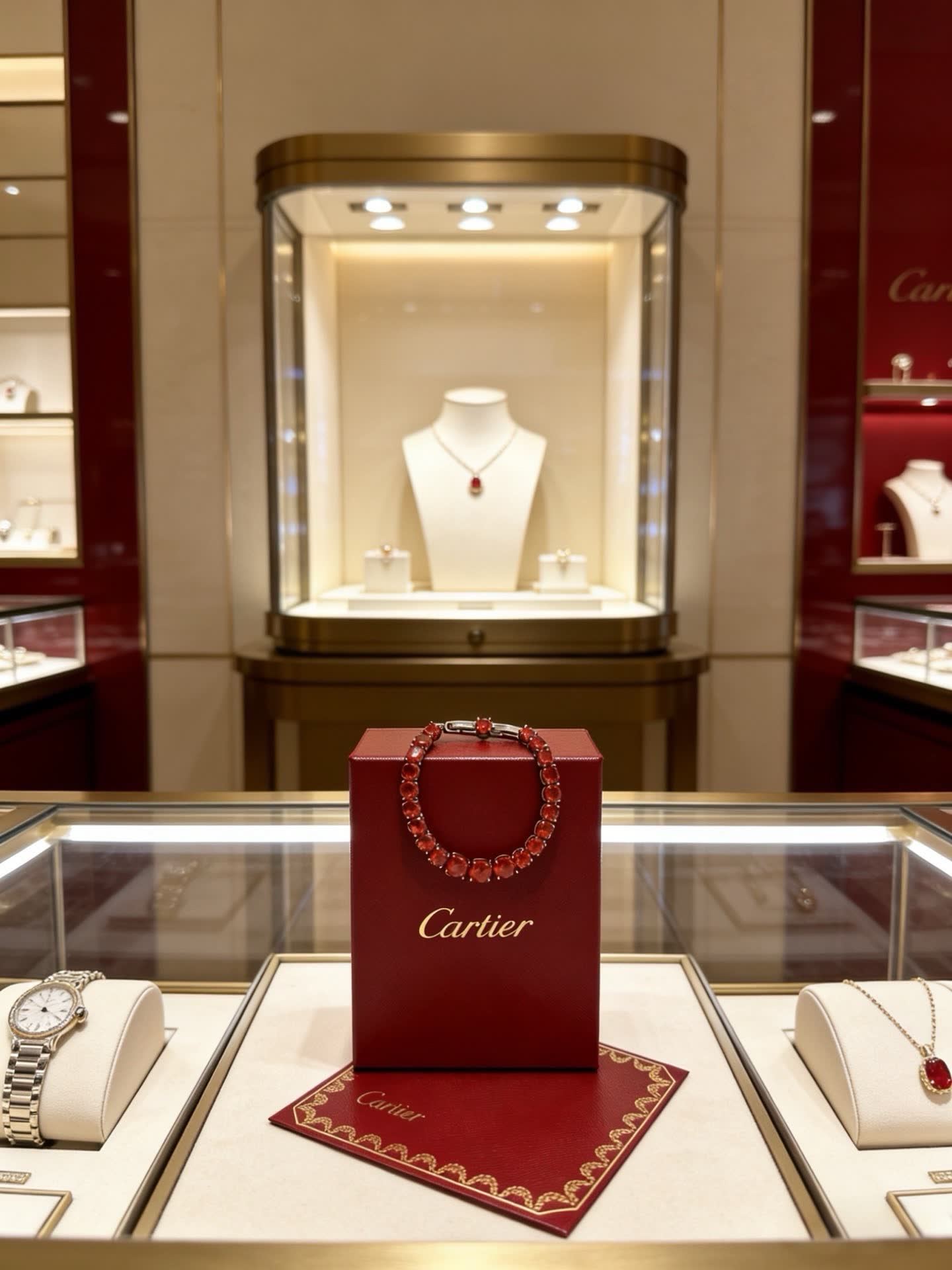 Cartier Red Ruby Bracelet