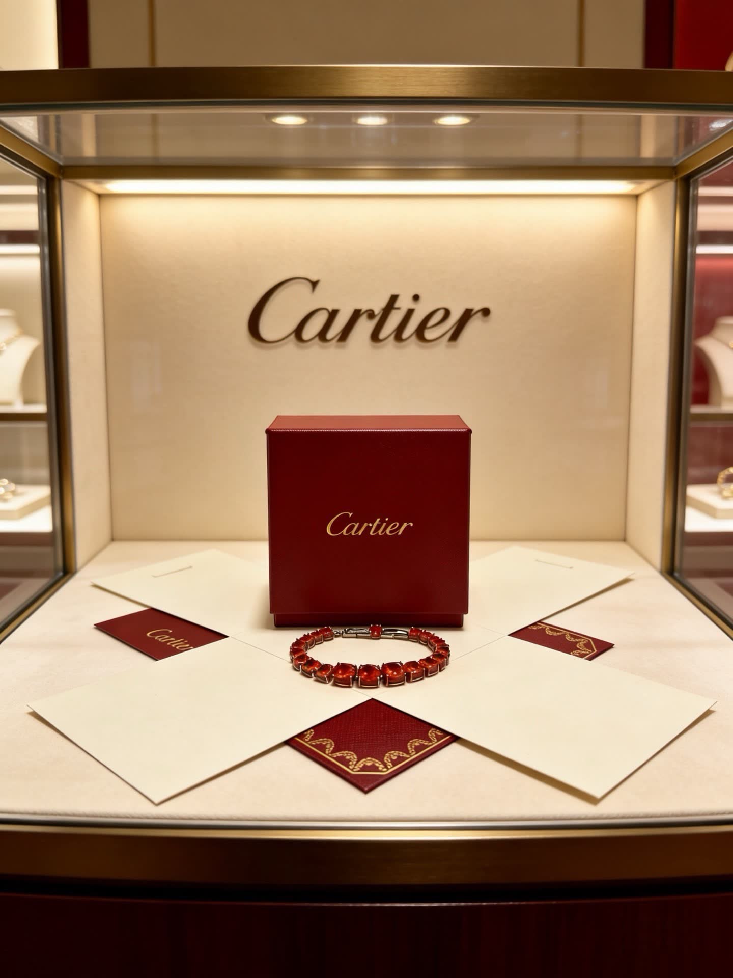 Cartier Red Ruby Bracelet