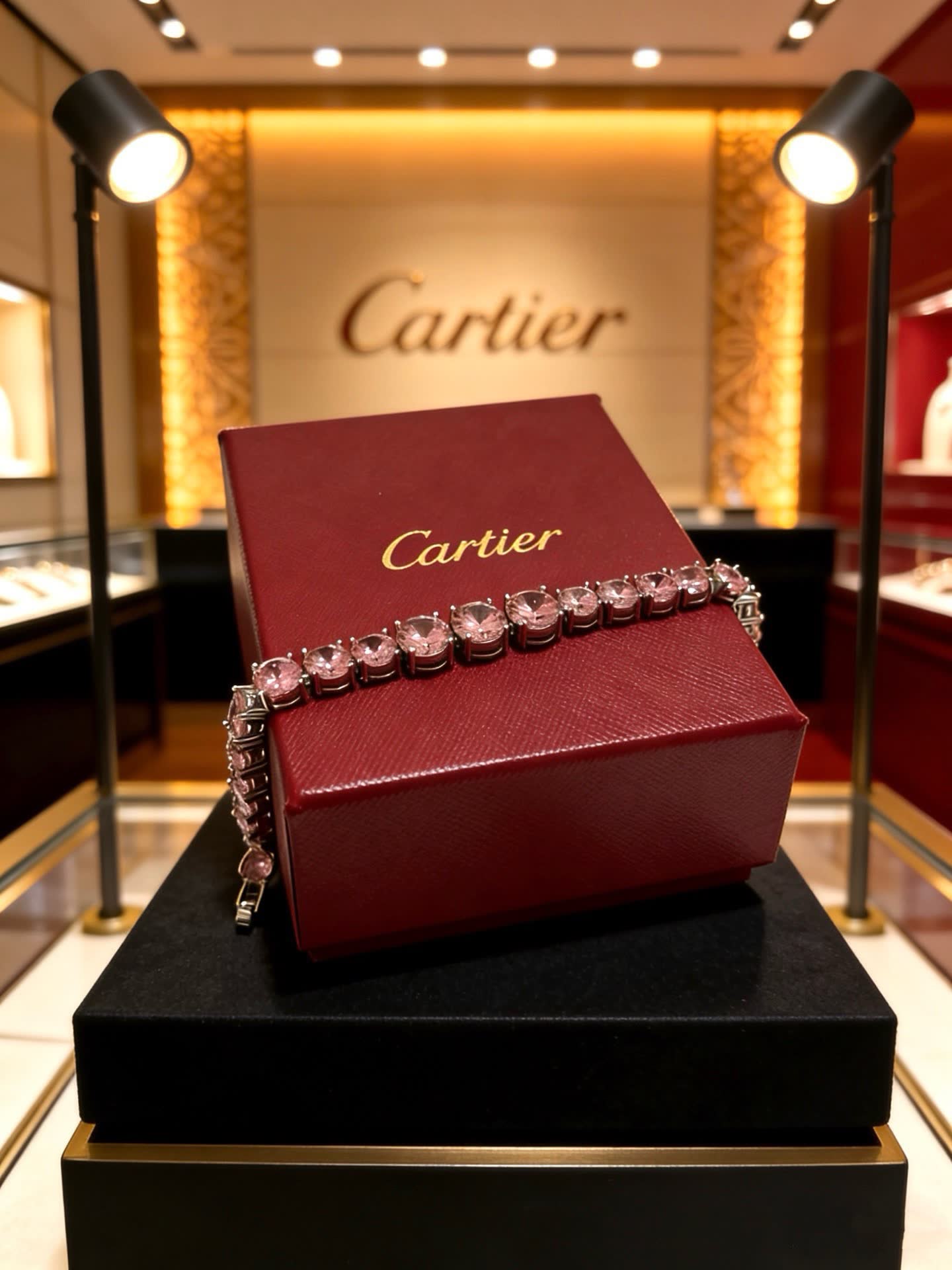 Cartier Pink Diamond Bracelet