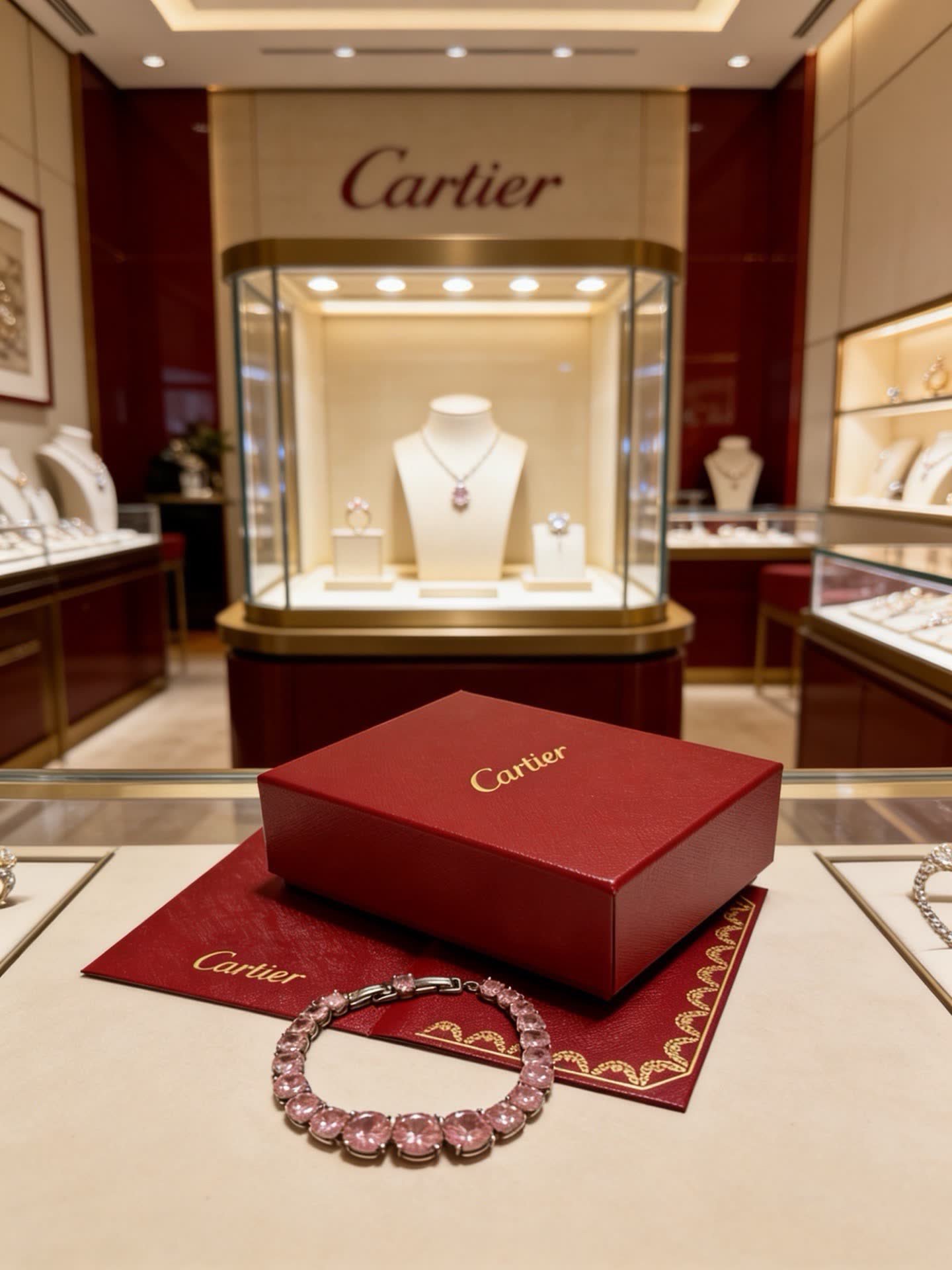 Cartier Pink Diamond Bracelet