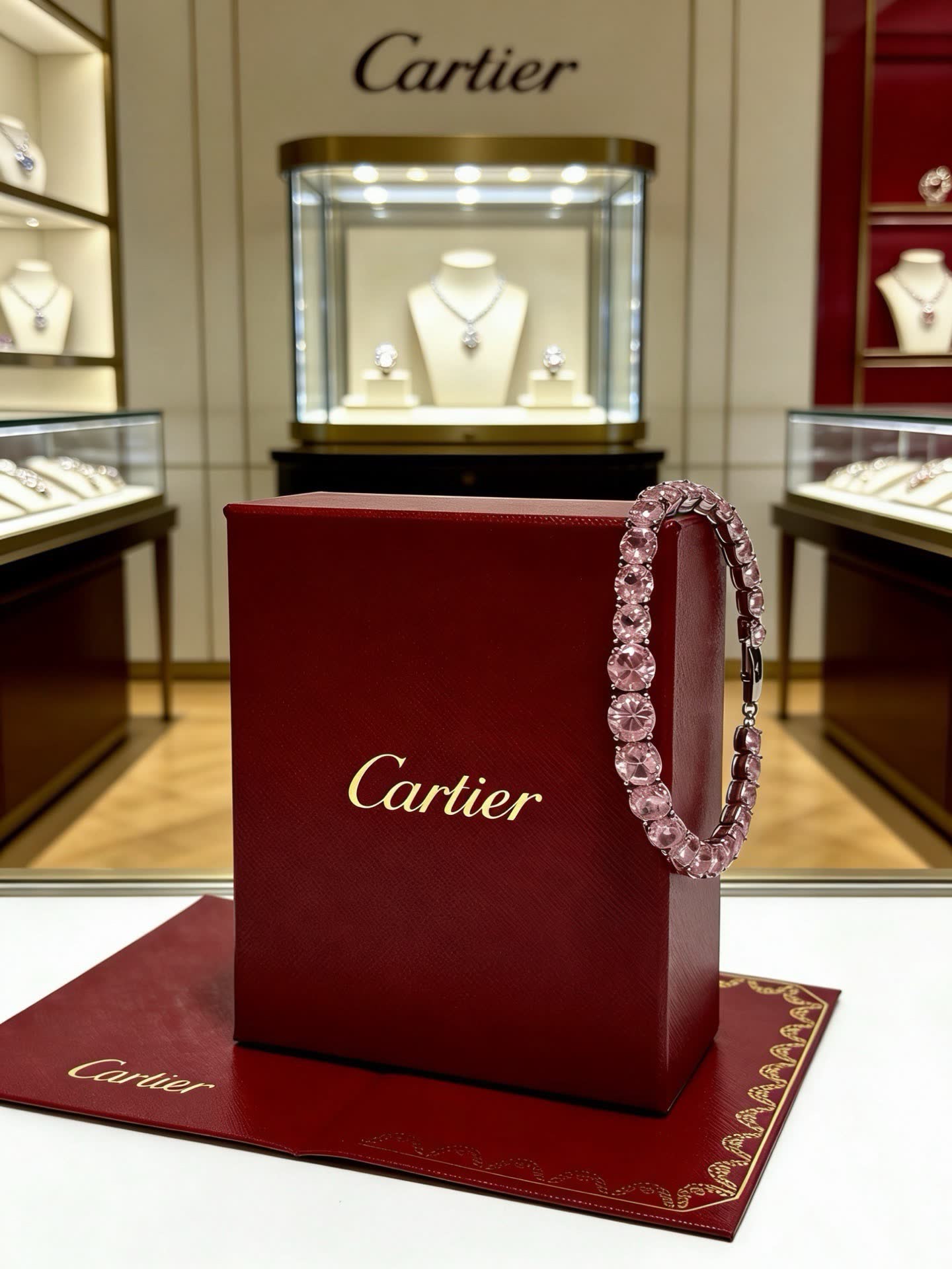 Cartier Pink Diamond Bracelet