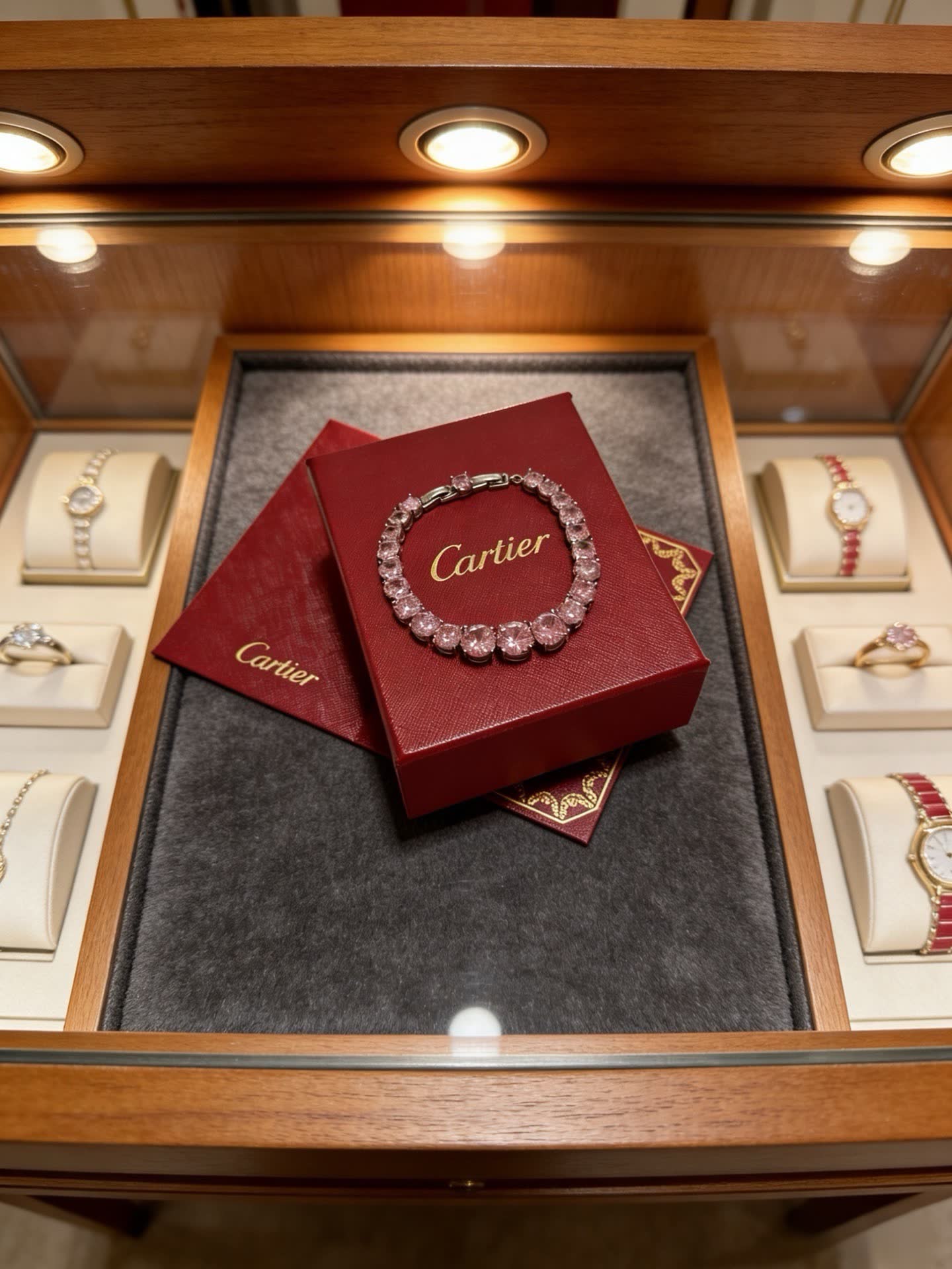 Cartier Pink Diamond Bracelet