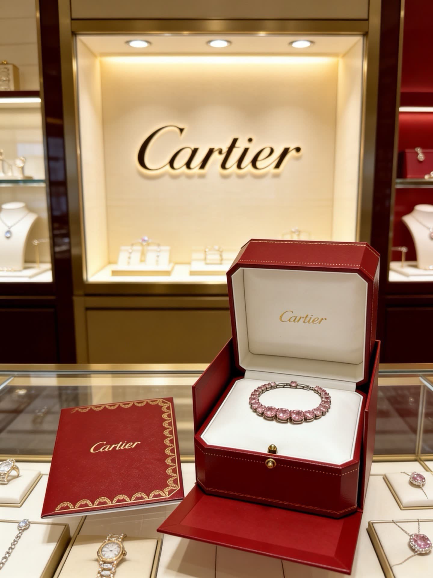 Cartier Pink Diamond Bracelet