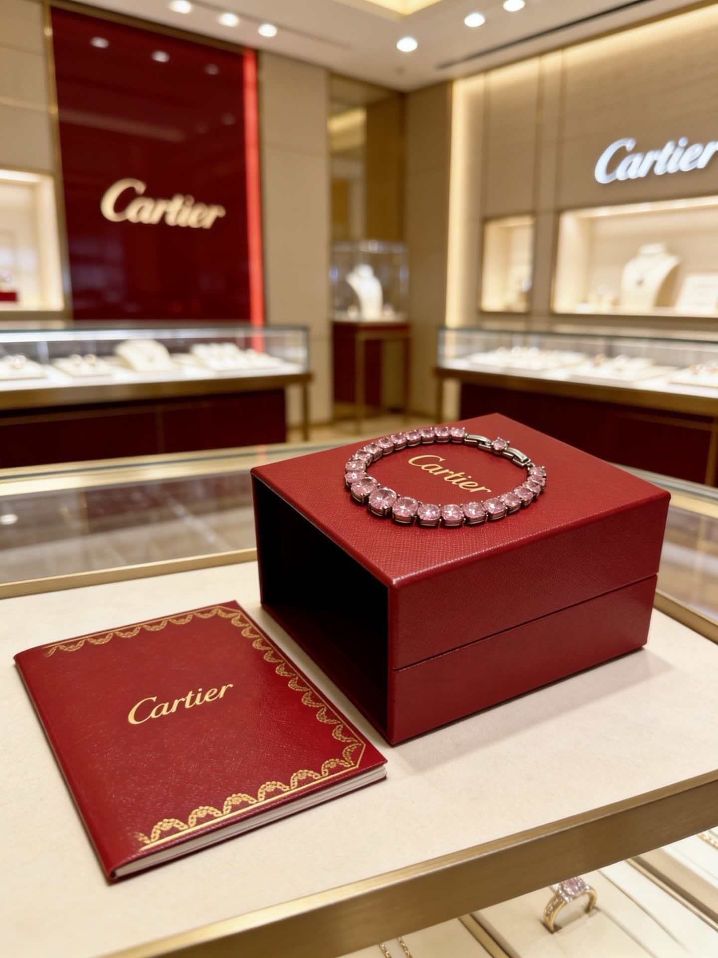 Cartier Pink Diamond Bracelet