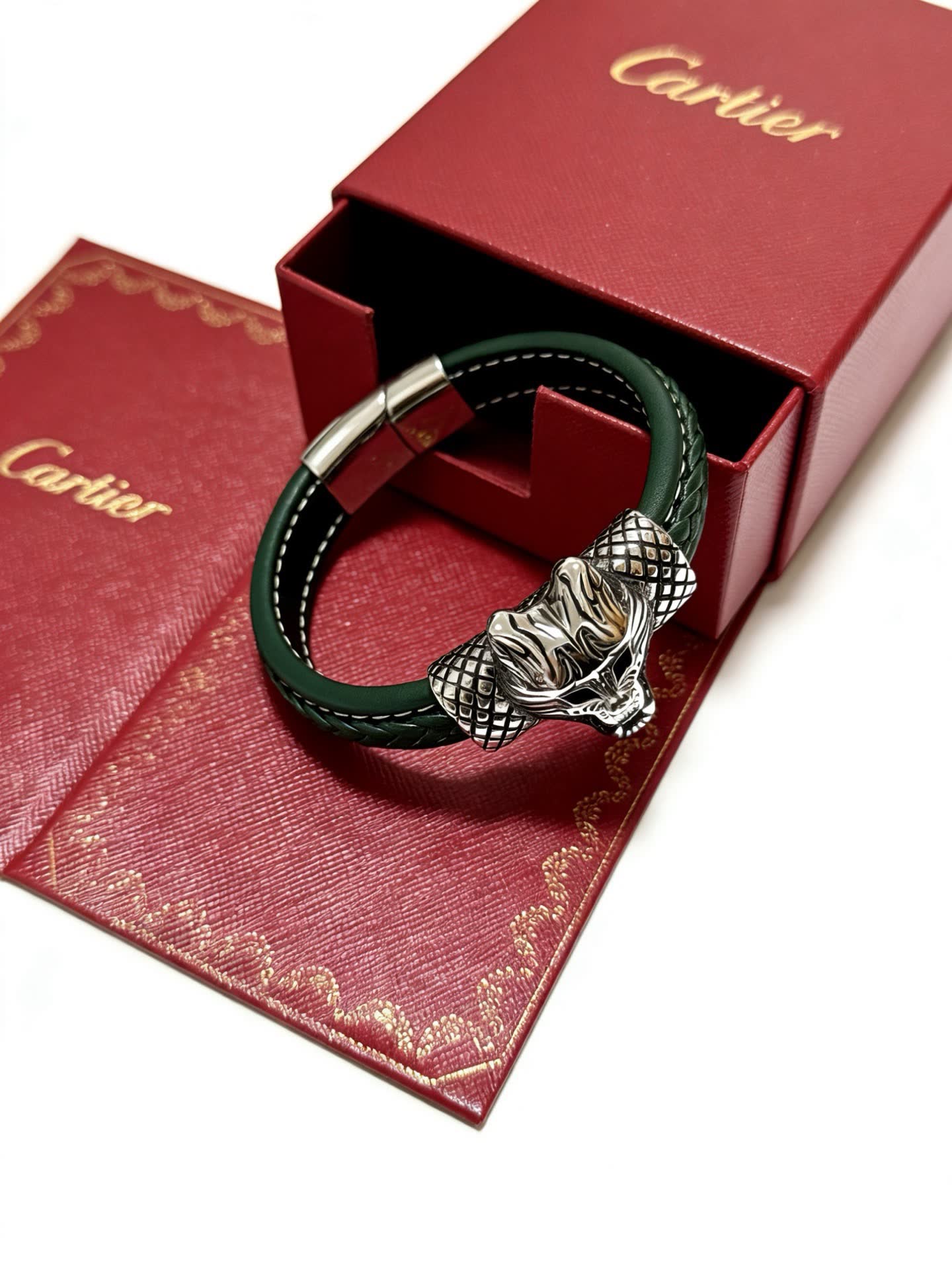 Cartier Panthere Leather Bracelet