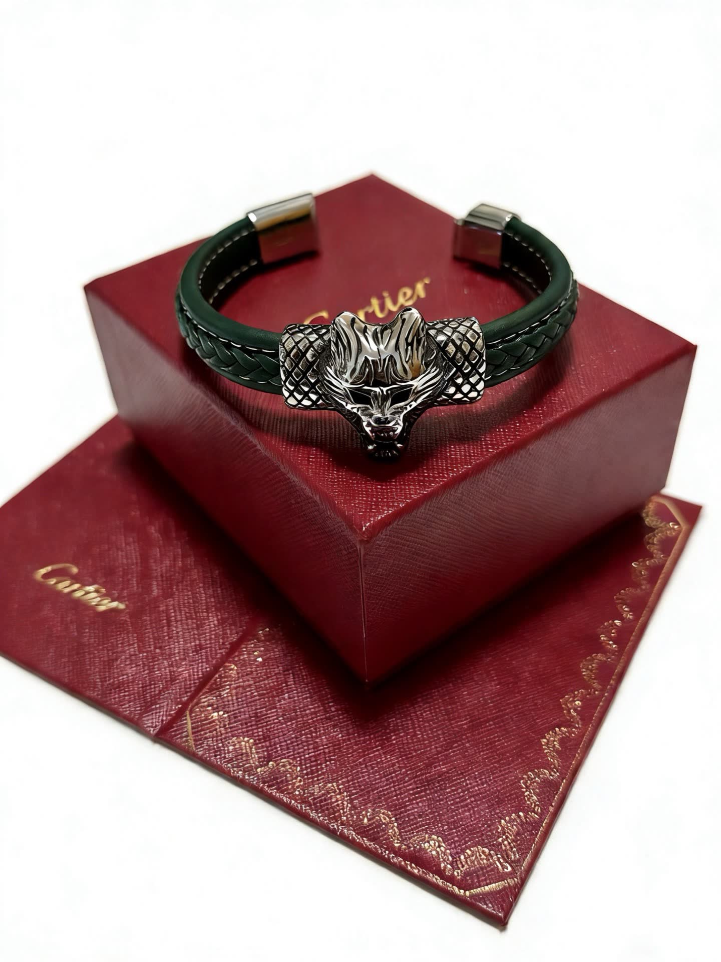 Cartier Panthere Leather Bracelet