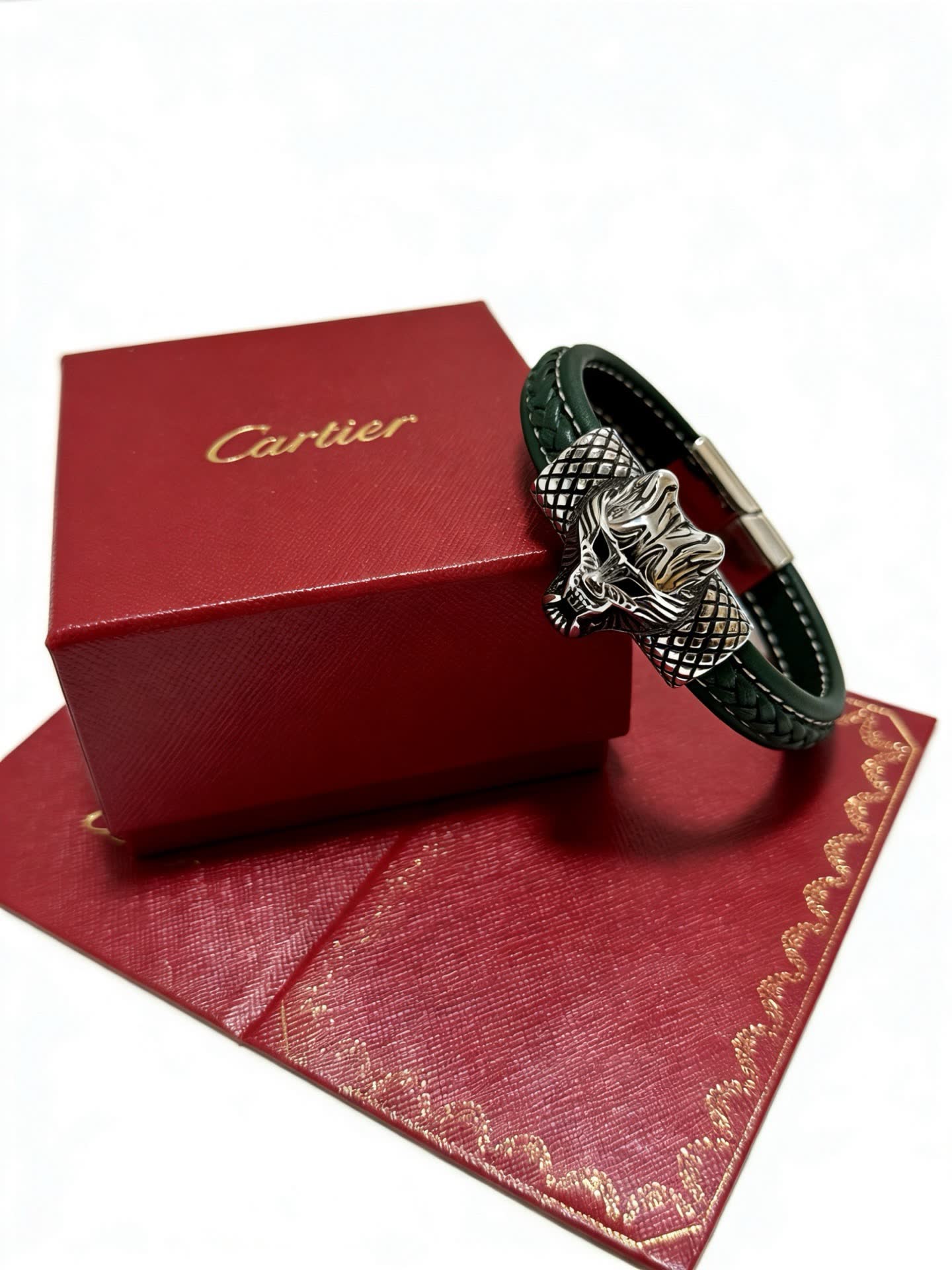 Cartier Panthere Leather Bracelet