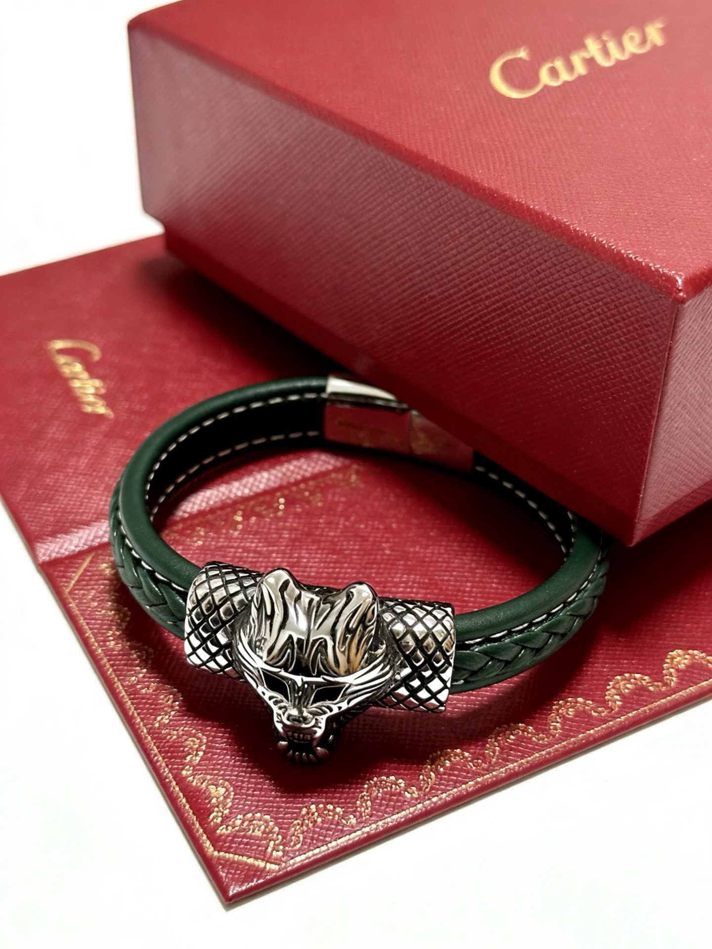Cartier Panthere Leather Bracelet