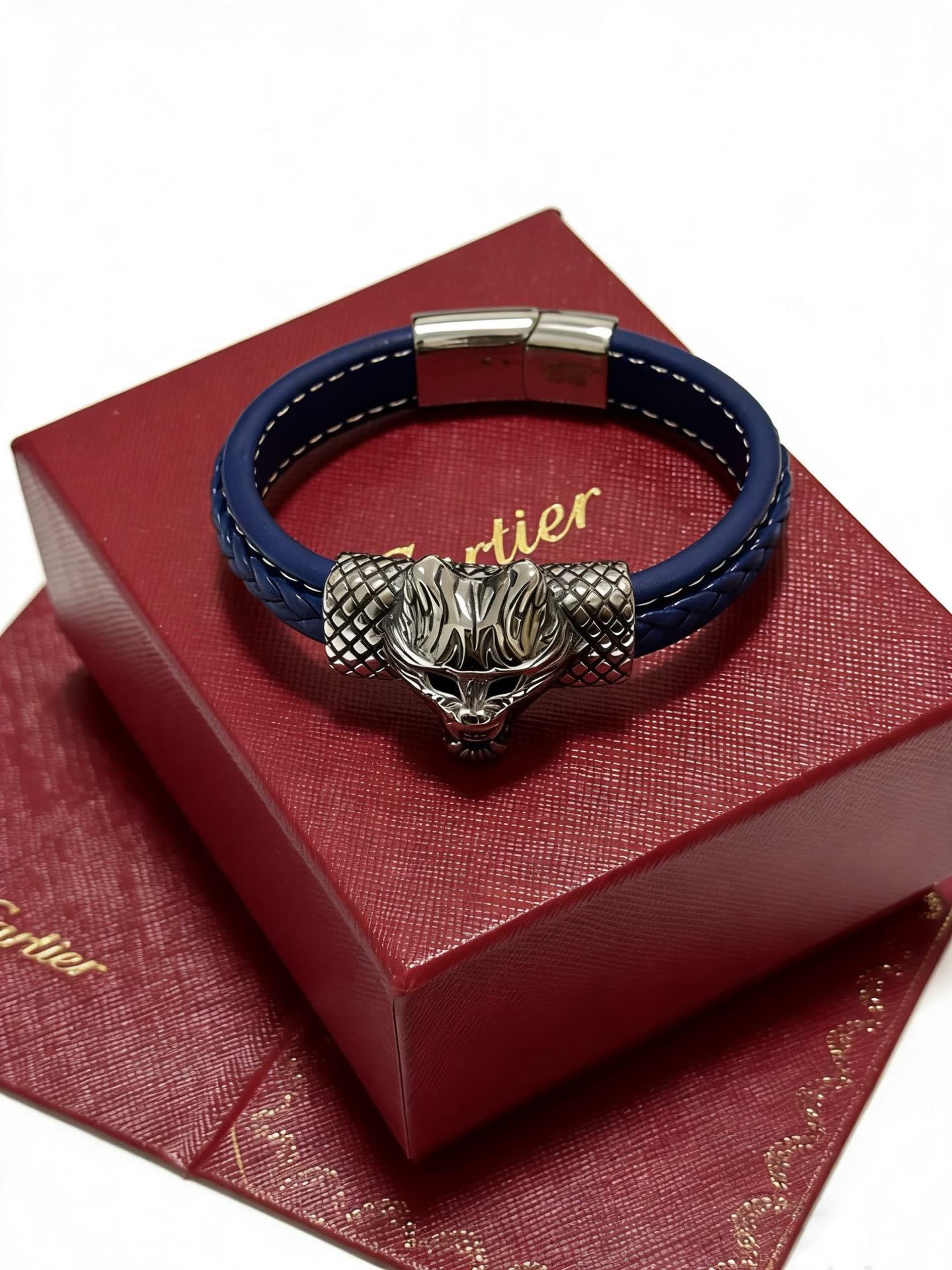 Cartier Panthere Leather Bracelet