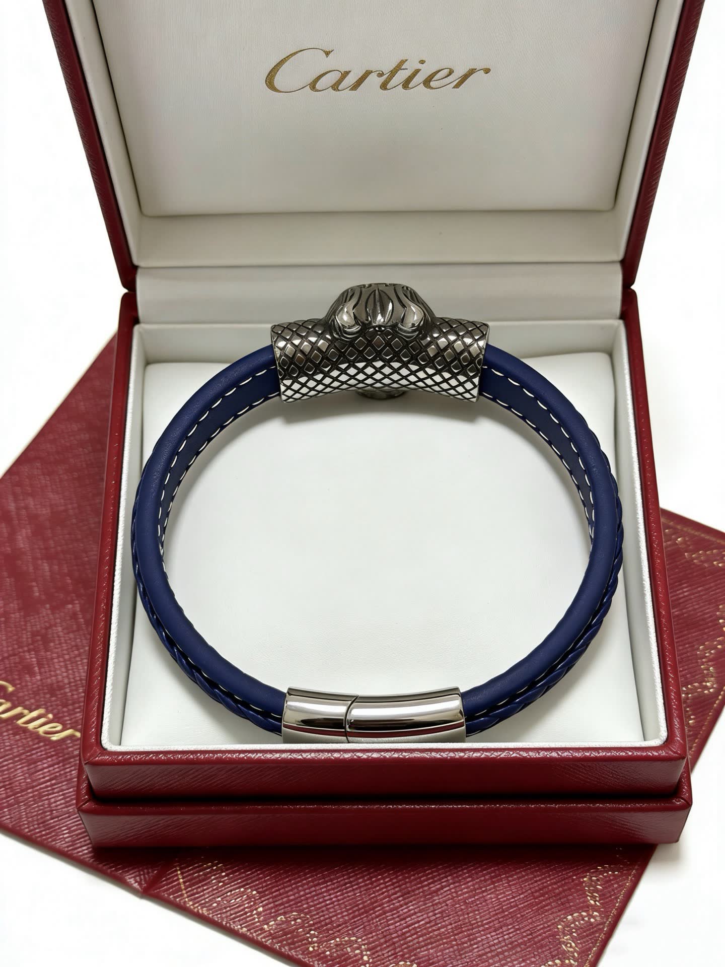 Cartier Panthere Leather Bracelet