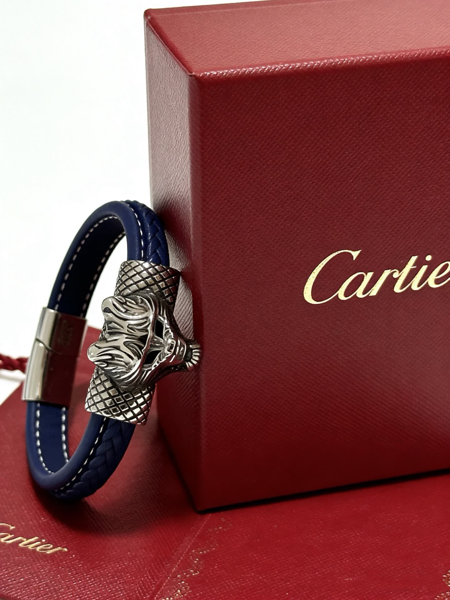 Cartier Panthere Leather Bracelet