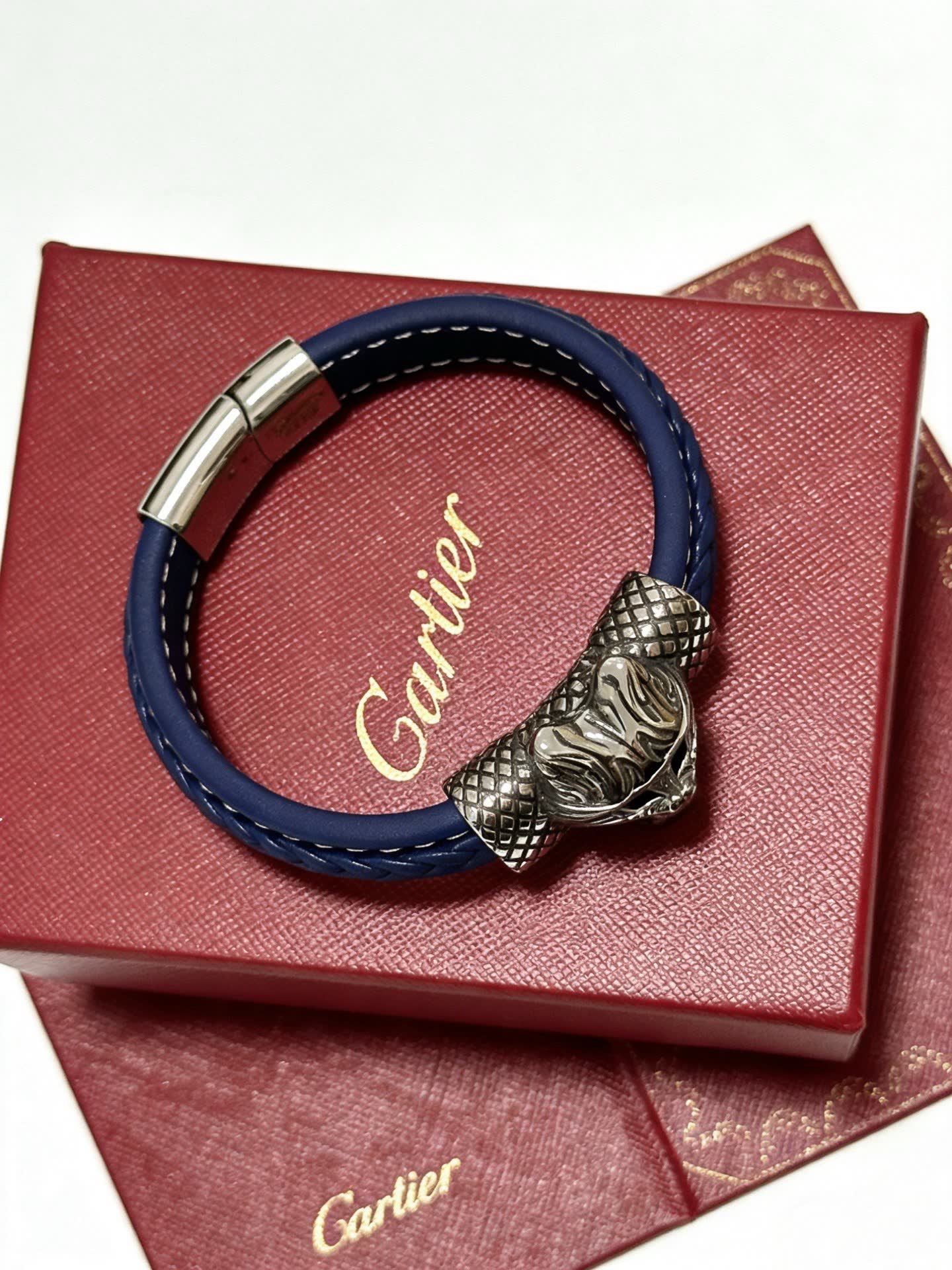 Cartier Panthere Leather Bracelet