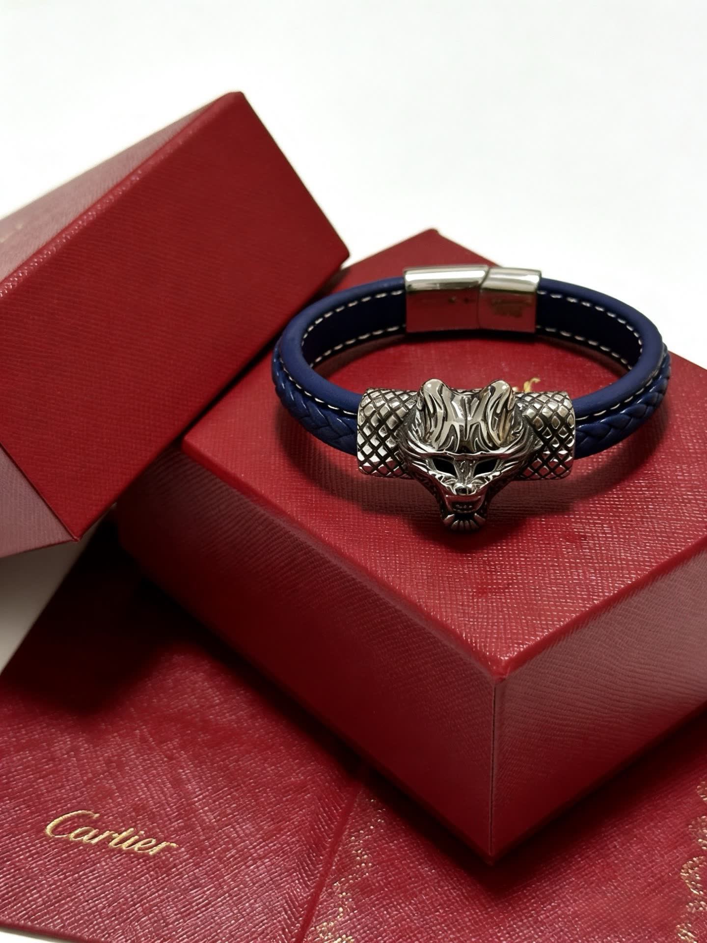 Cartier Panthere Leather Bracelet