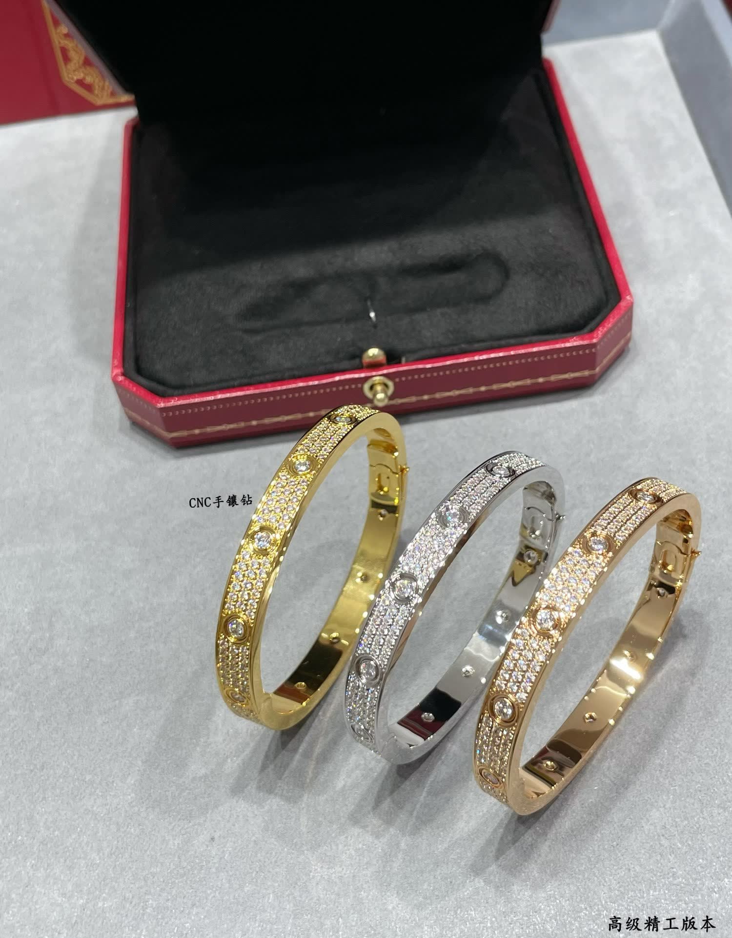 Cartier CNC Handmade Diamond Bracelet Cartier CNC Handmade Diamond Bracelet