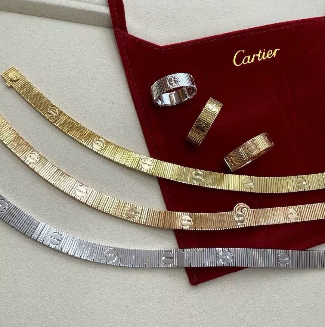 Cartier Love Bracelet and Ring Set Cartier Love Bracelet and Ring Set