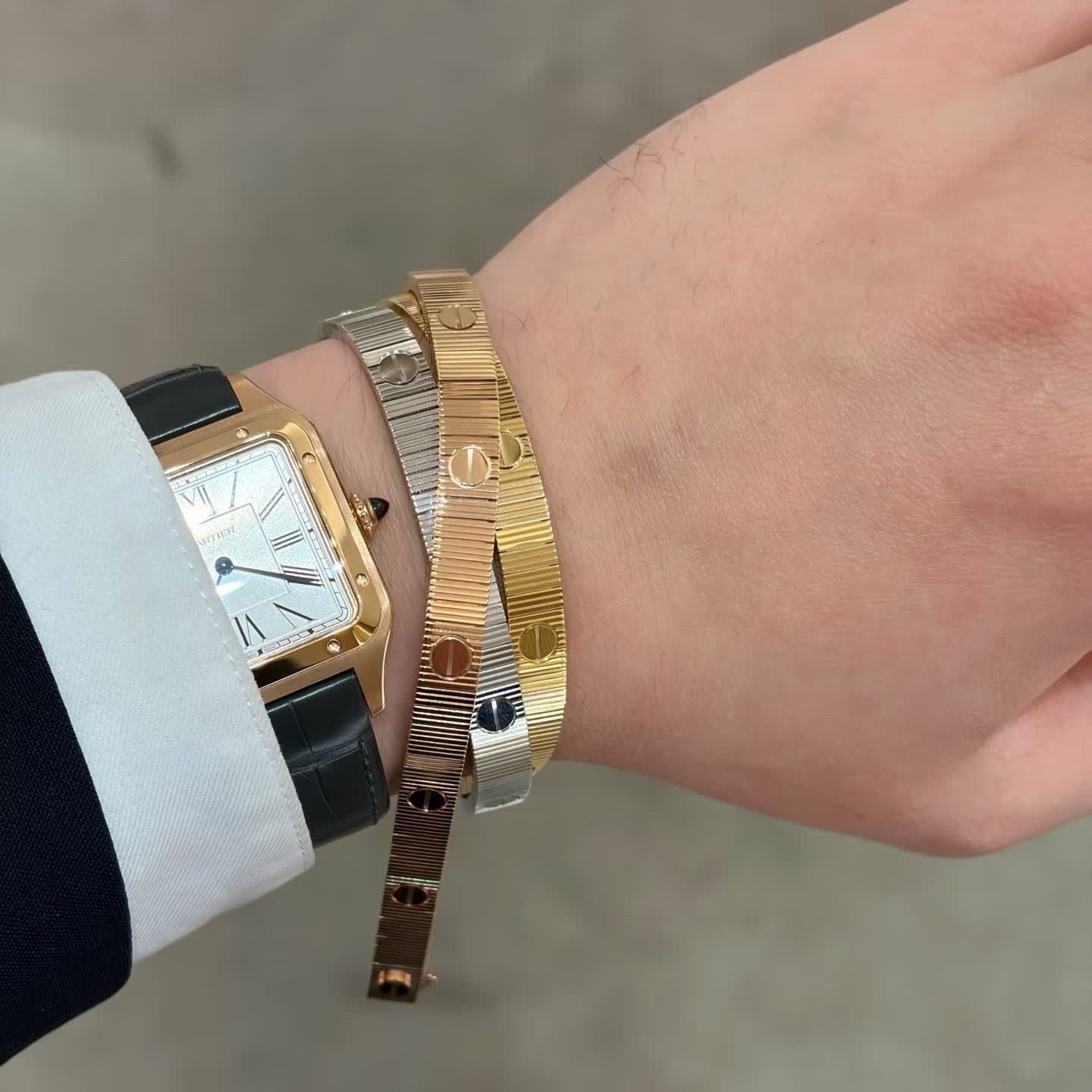 Cartier Love Bracelet and Ring Set