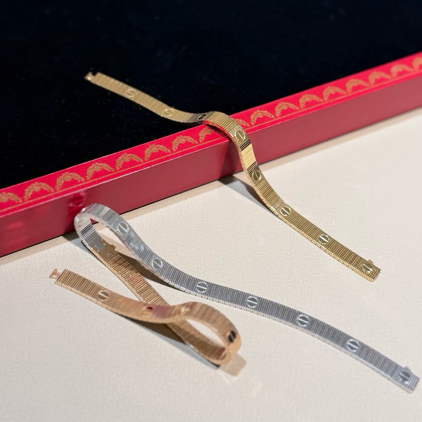 Cartier Love Bracelet and Ring Set