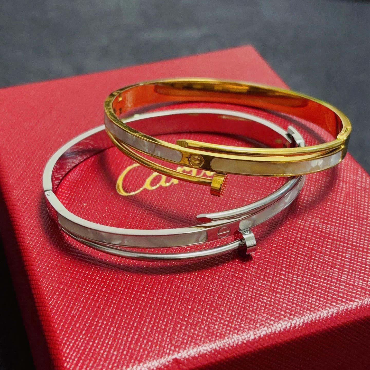 Cartier Double C Bangle Bracelet