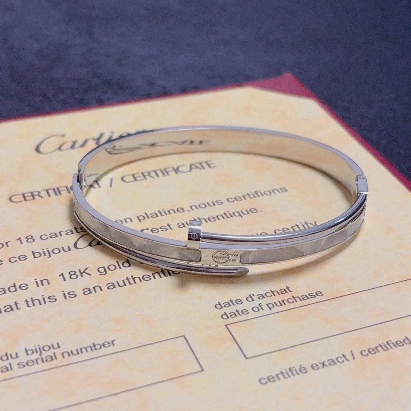Cartier Double C Bangle Bracelet