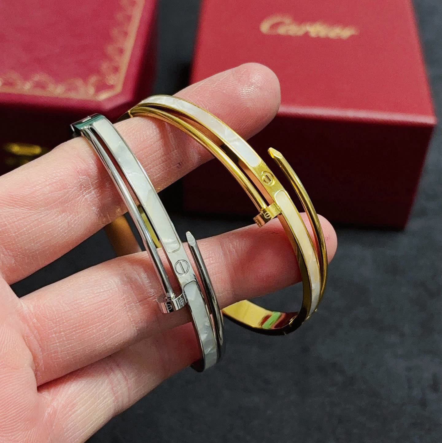 Cartier Double C Bangle Bracelet