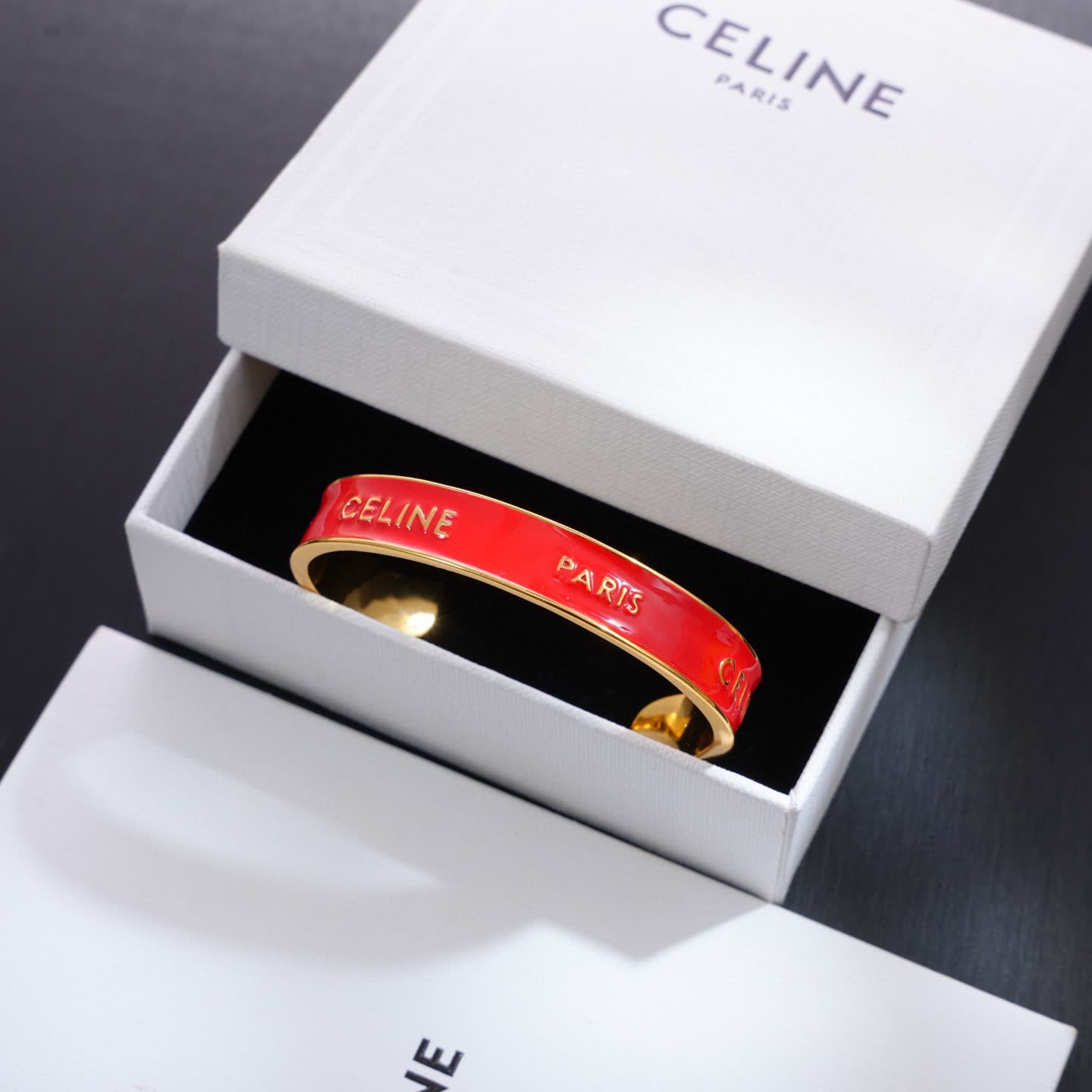 Celine Paris Engraved Bangles