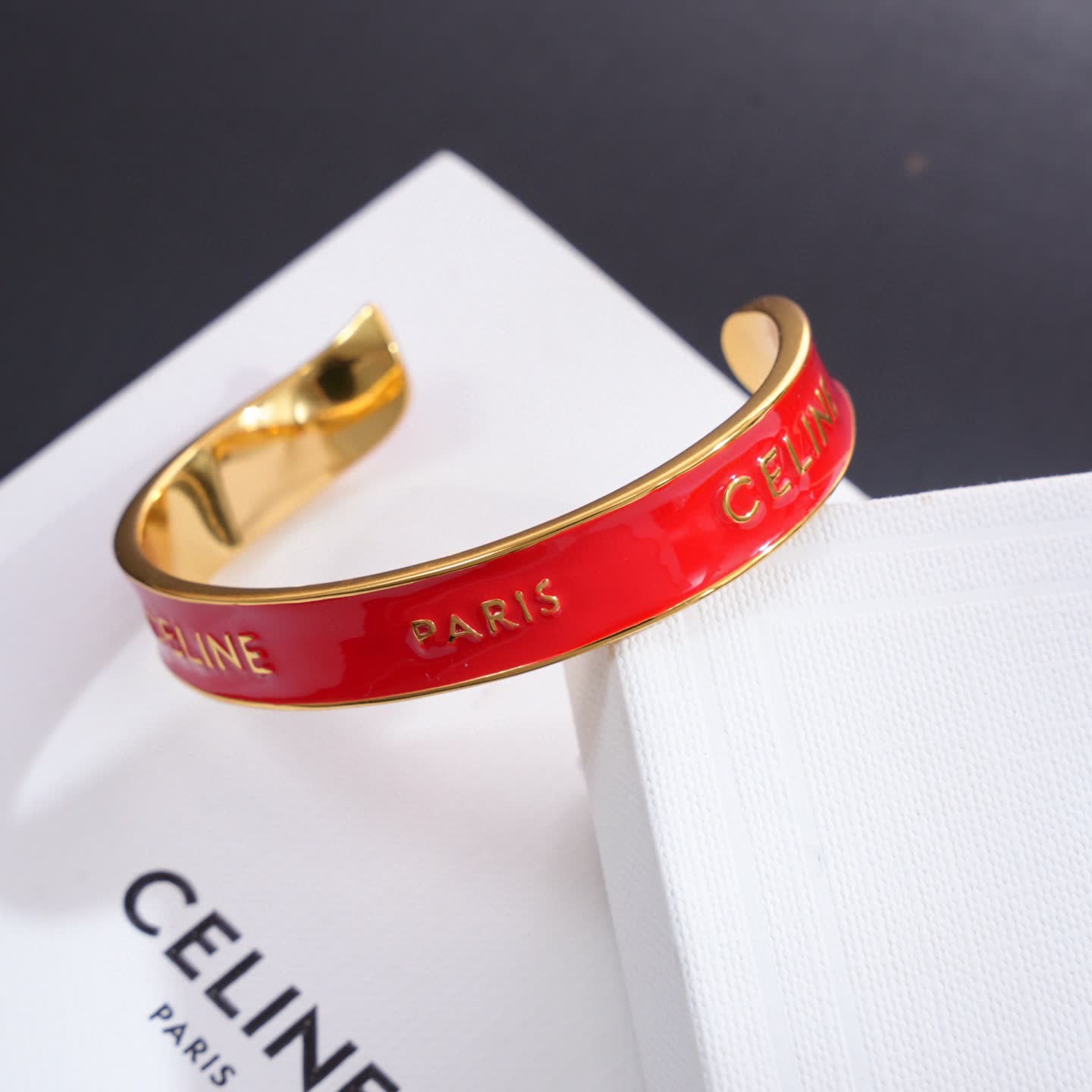 Celine Paris Engraved Bangles
