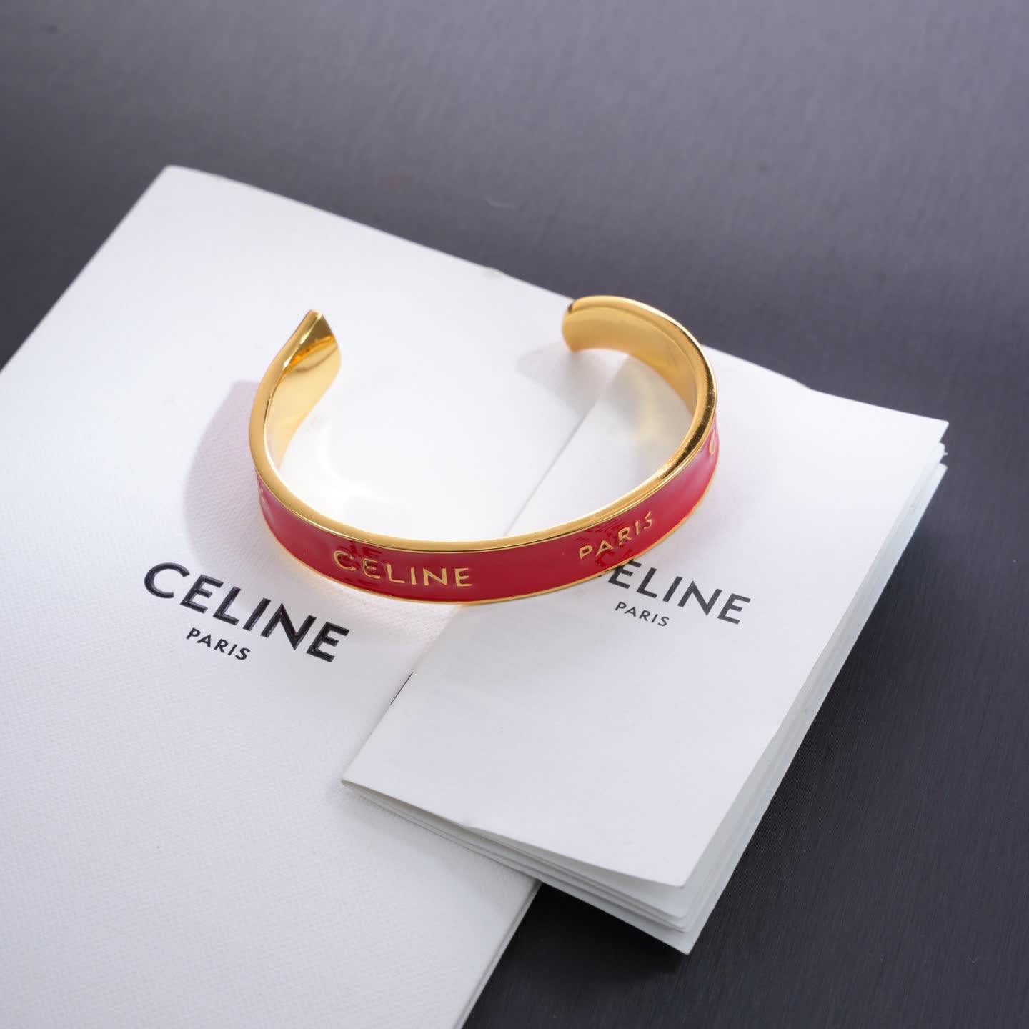 Celine Paris Engraved Bangles
