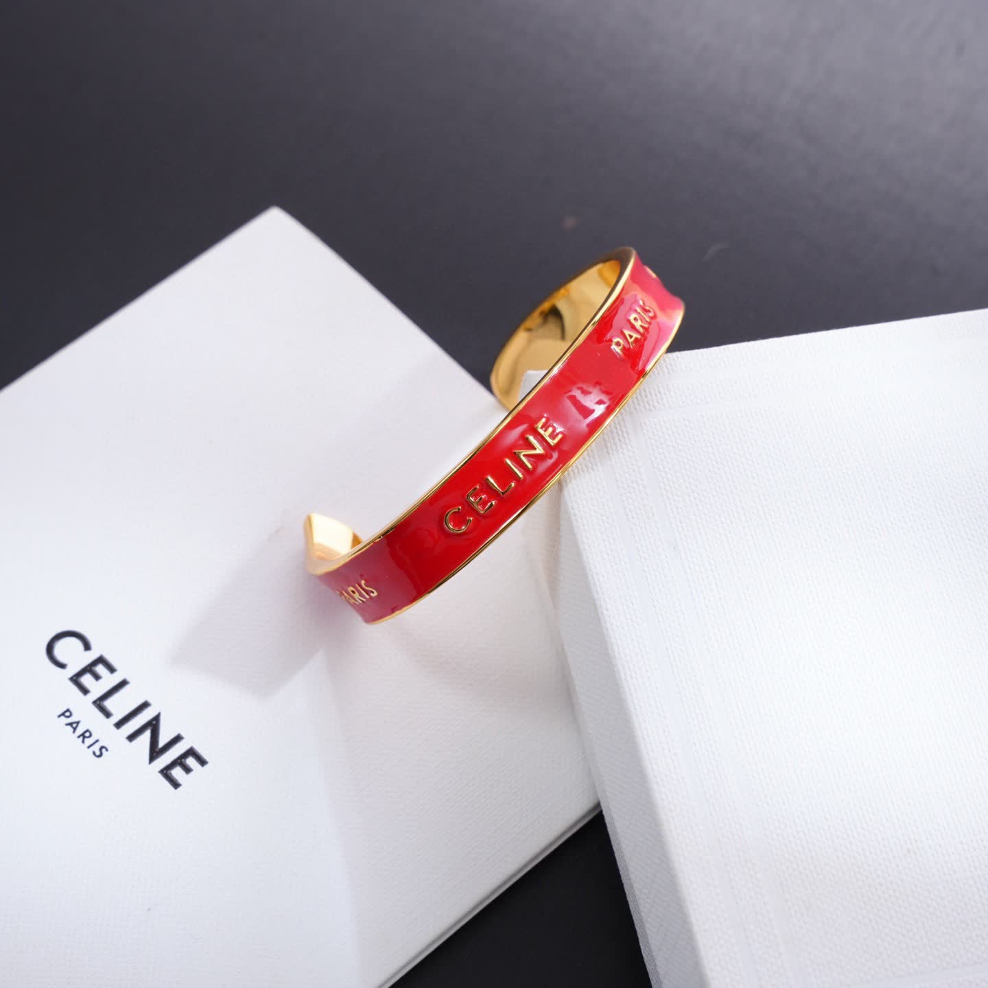 Celine Paris Engraved Bangles