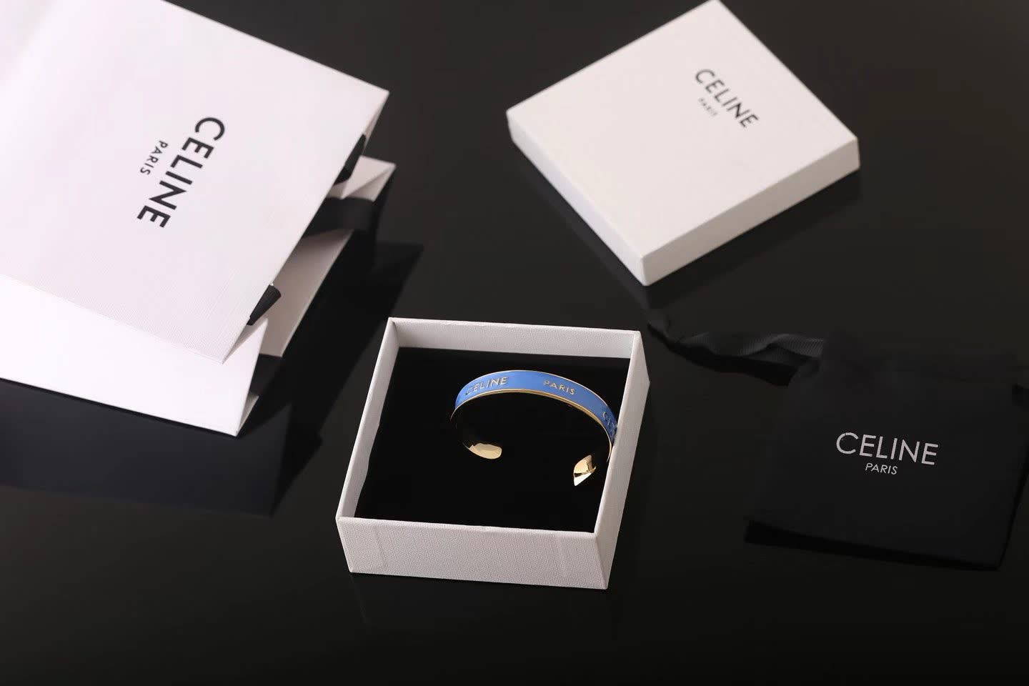 Chanel Blue Enamel Bracelet