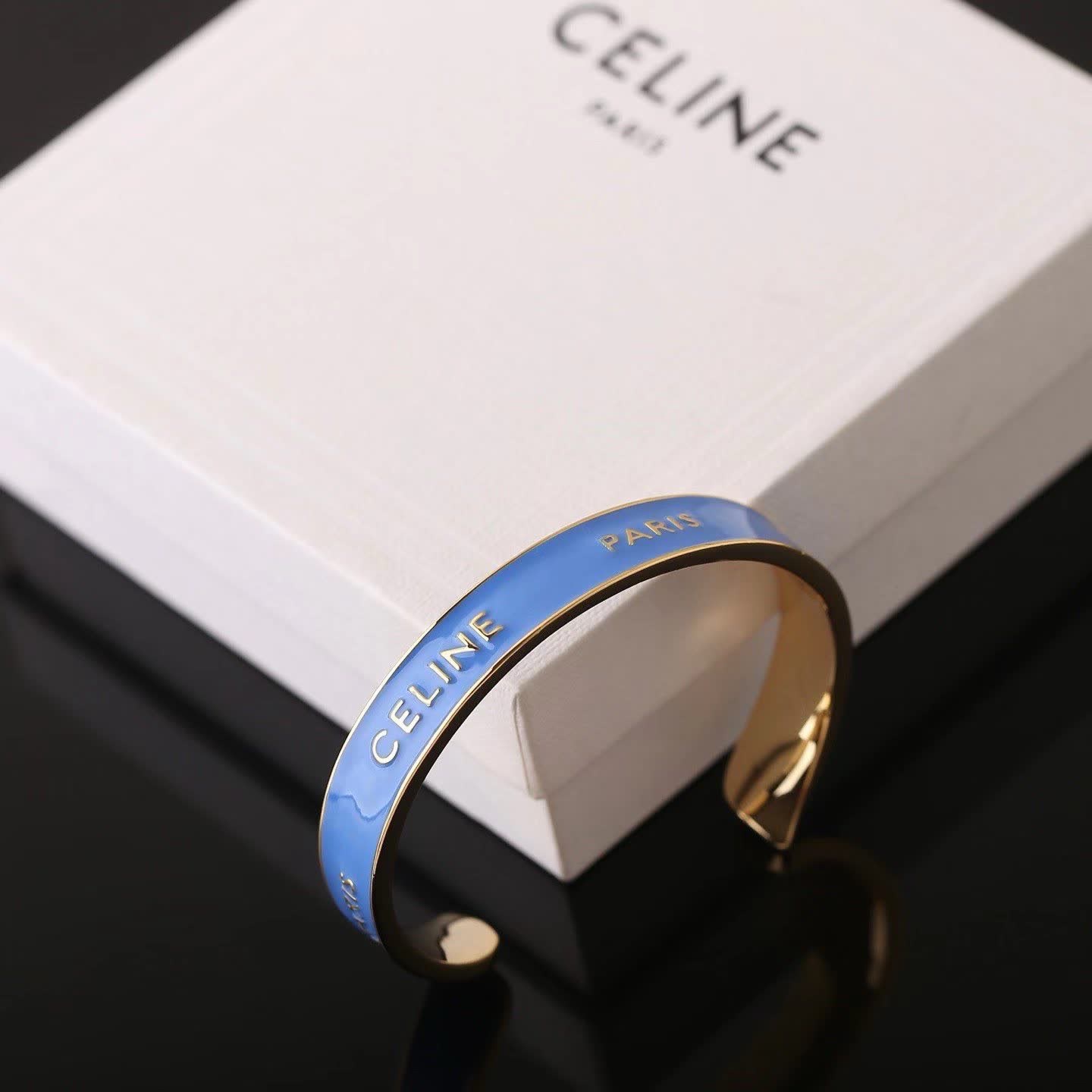 Chanel Blue Enamel Bracelet