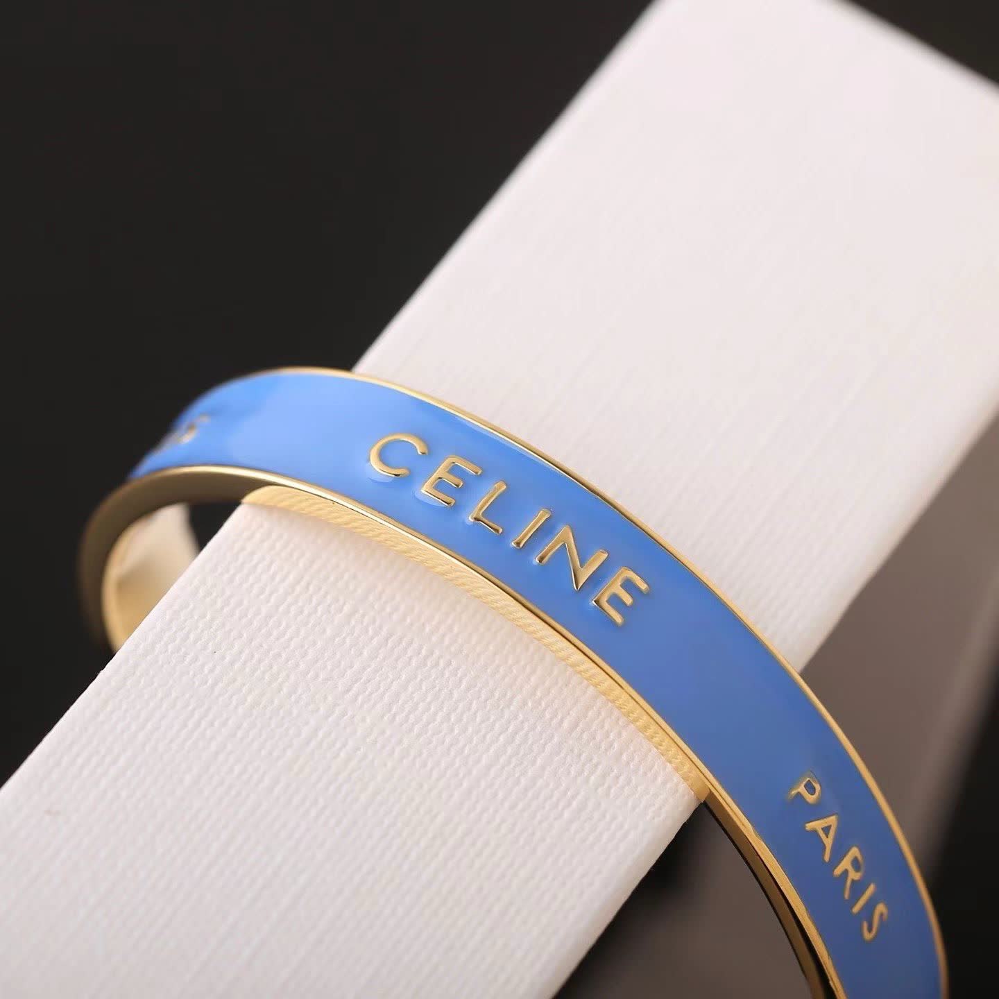Chanel Blue Enamel Bracelet