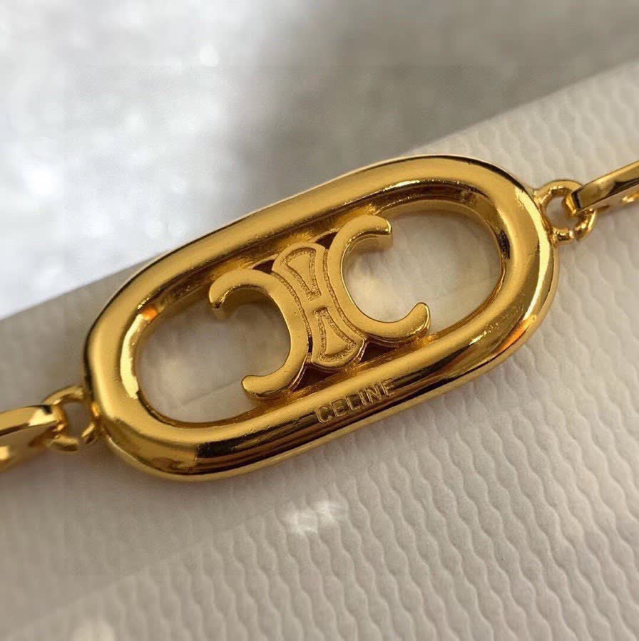 Celine Gold 'C' Bracelet