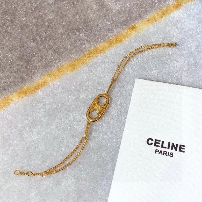 Celine Gold 'CC' Bracelet