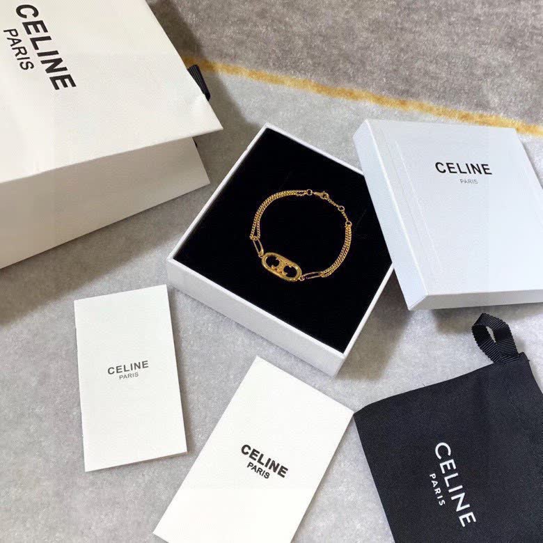 Celine Gold 'CC' Bracelet