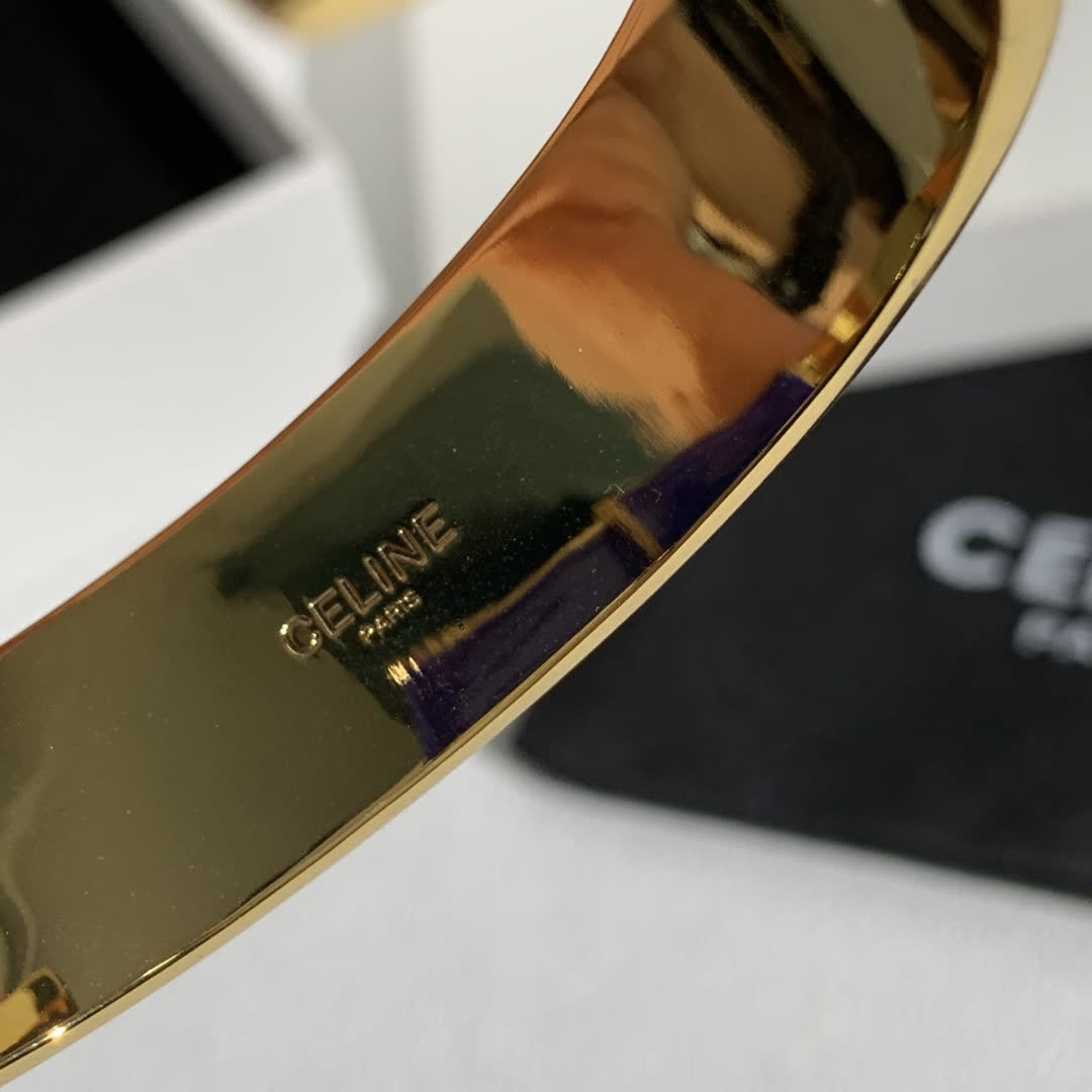 Celine Blue Enamel Bracelet