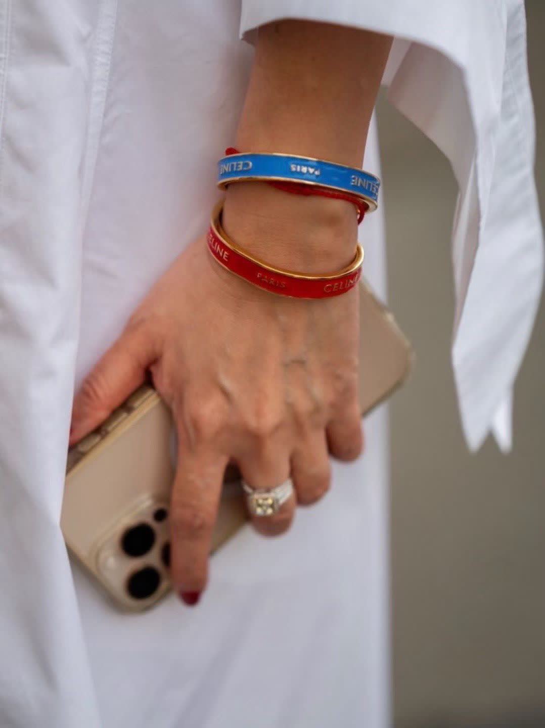 Celine Paris Engraved Bangles