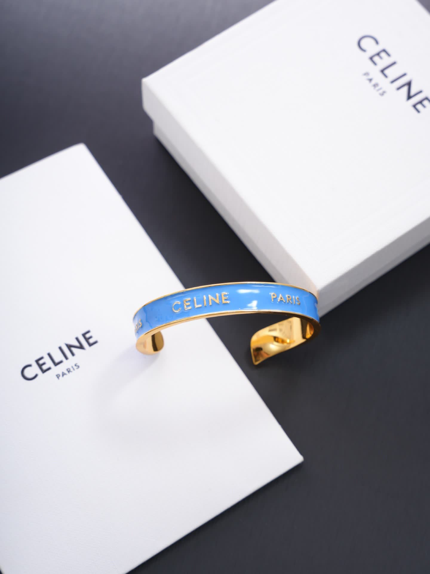 Celine Paris Engraved Bangles
