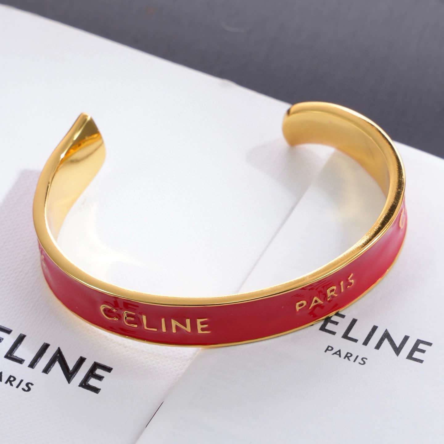 Celine Paris Engraved Bangles
