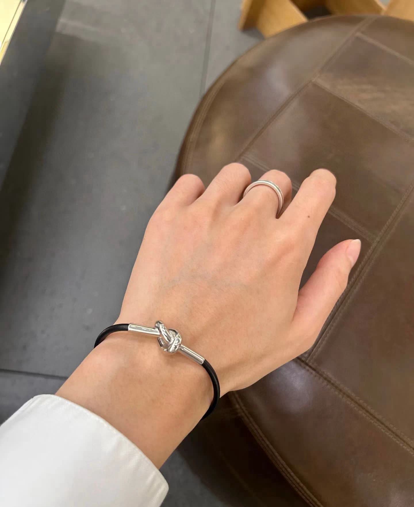 Celine Silver Knot Bracelet