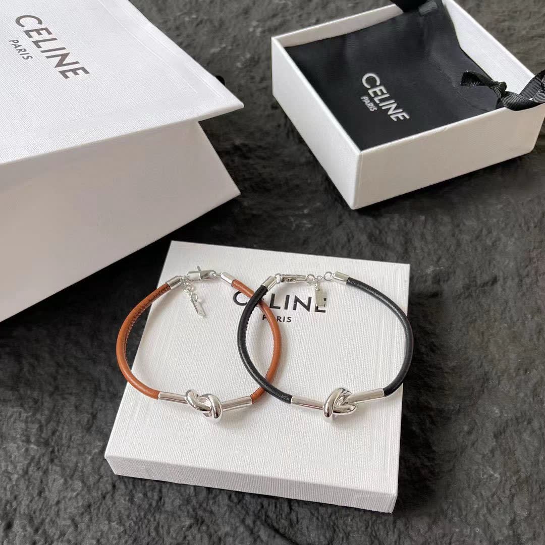 Celine Silver Knot Bracelet